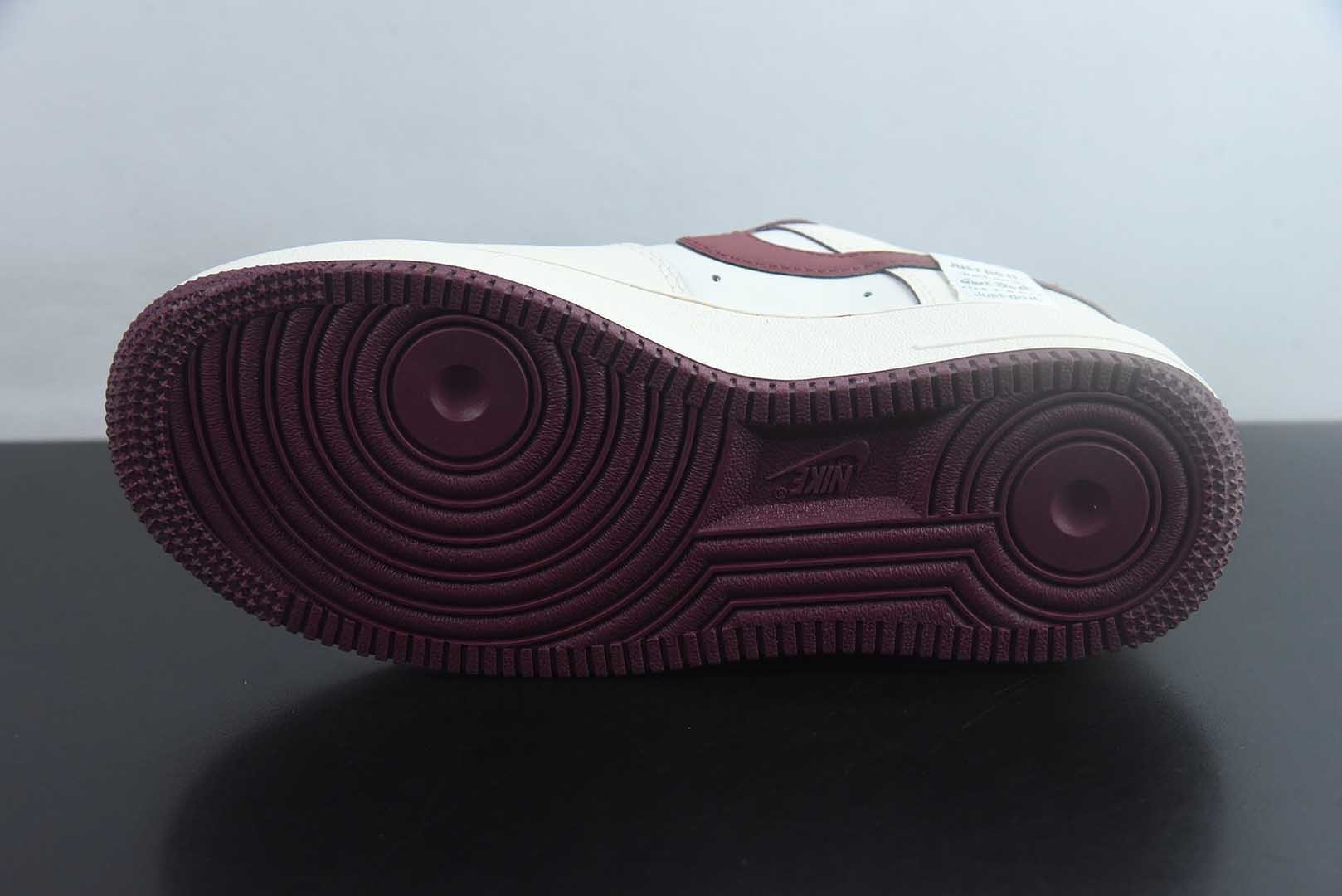 耐克 Nike Air Force 1'07 Low "Wild Berry Leopard Shadow" 手绘涂鸦 野莓豹影 空军一号低帮休闲板鞋 FB1839-521 纯原版本 实拍细节图