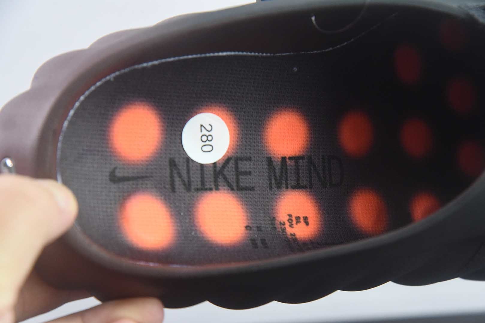 S2纯原版本耐克 Nike Mind 001 黑棕渐变 神经科学足底按摩拖鞋 货号：IR2175-200 实拍细节图
