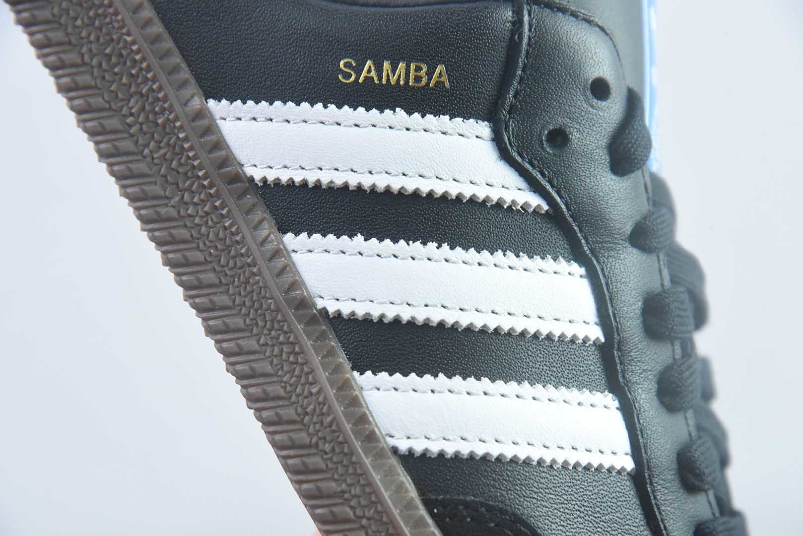 阿迪达斯 Adidas Samba OG 阿迪三叶草休闲半拖 纯原版本 货号：LB3815 实拍细节图