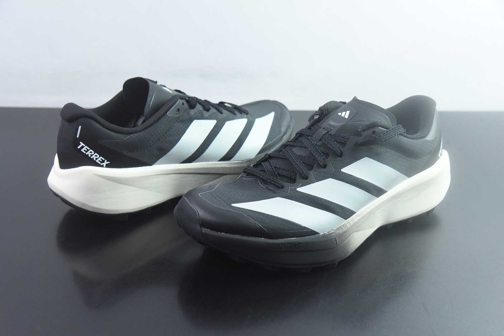 Adidas Terrex Agravic 4 W 阿迪达斯 系带缓震轻质 舒适百搭 低帮马拉松运动跑步鞋 货号:KJ8870 尺码:36-45 纯原版本 实拍细节图
