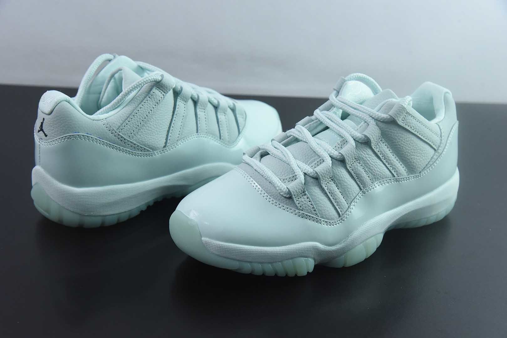 aj11低帮冰屋 浅绿色 乔丹 Air Jordan 11 “Igloo”冰屋 纯原版本 货号：IW1882-300 实拍细节图