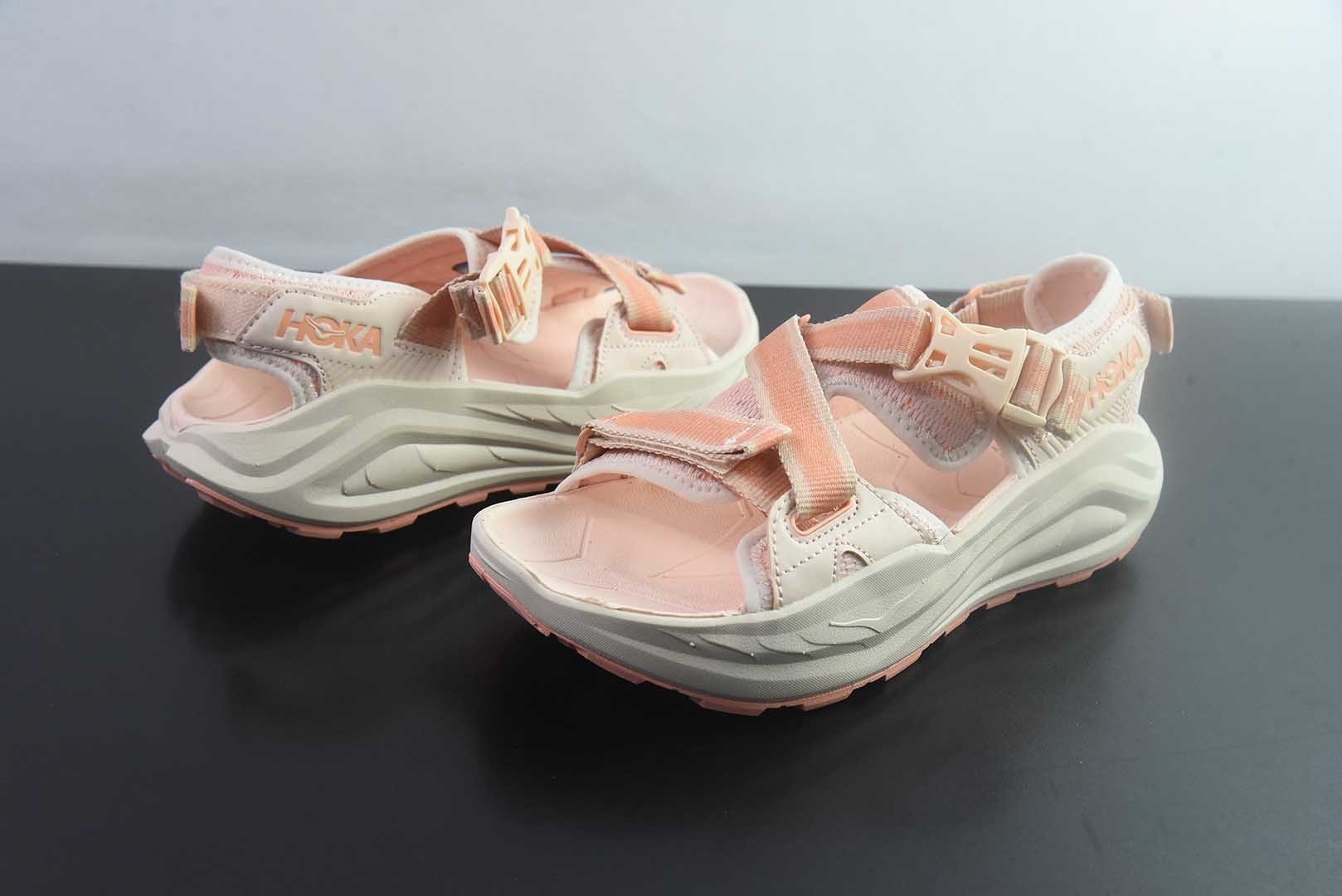 HOKA ONE ONE Infini Hike TC 沙滩凉鞋 橙色 货号：1162590/DTV 纯原版本 实拍细节图