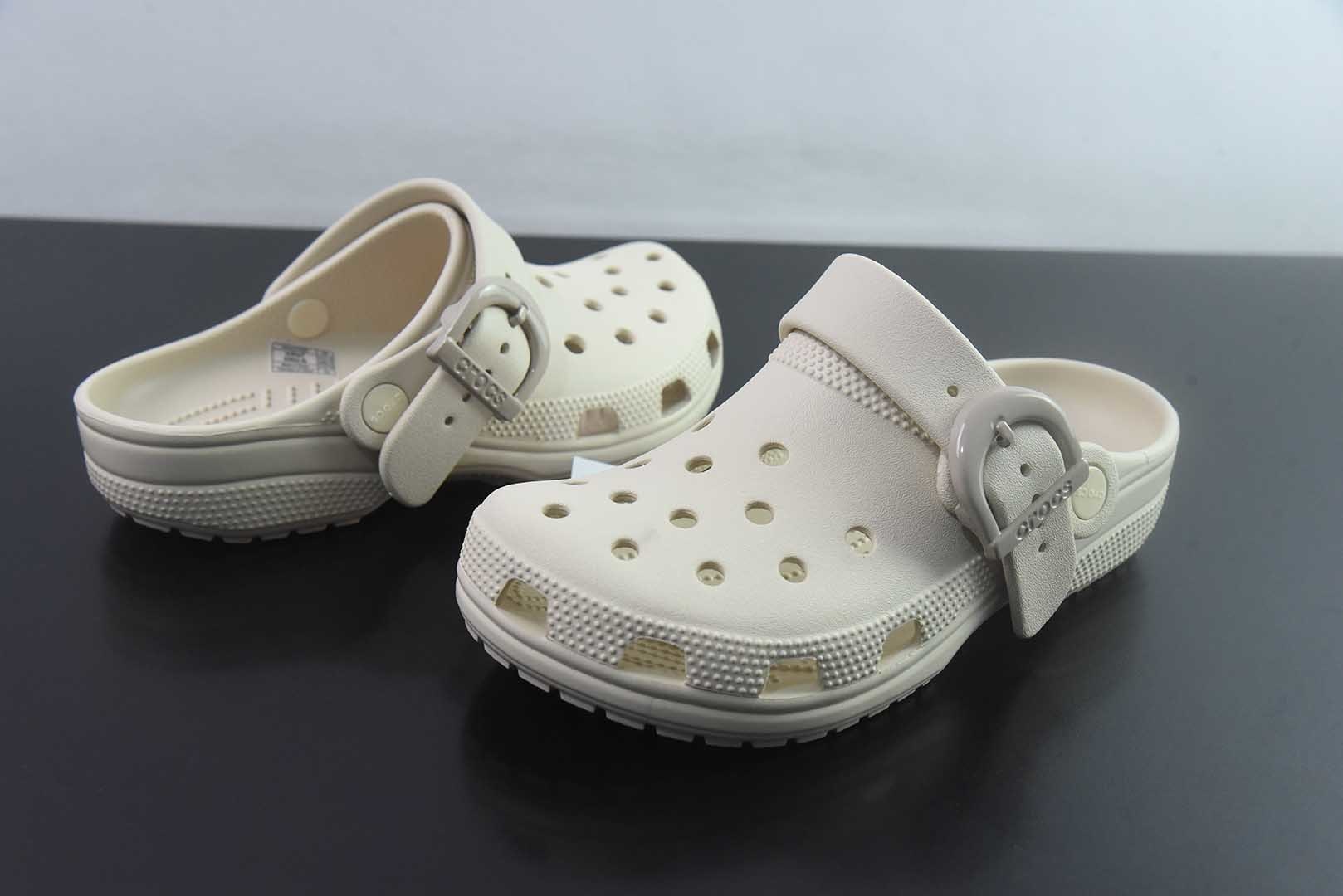 Crocs 卡骆驰 明星上脚同款 经夏季经典两用沙滩洞洞鞋 凉鞋拖鞋 纯原版本 实拍细节图