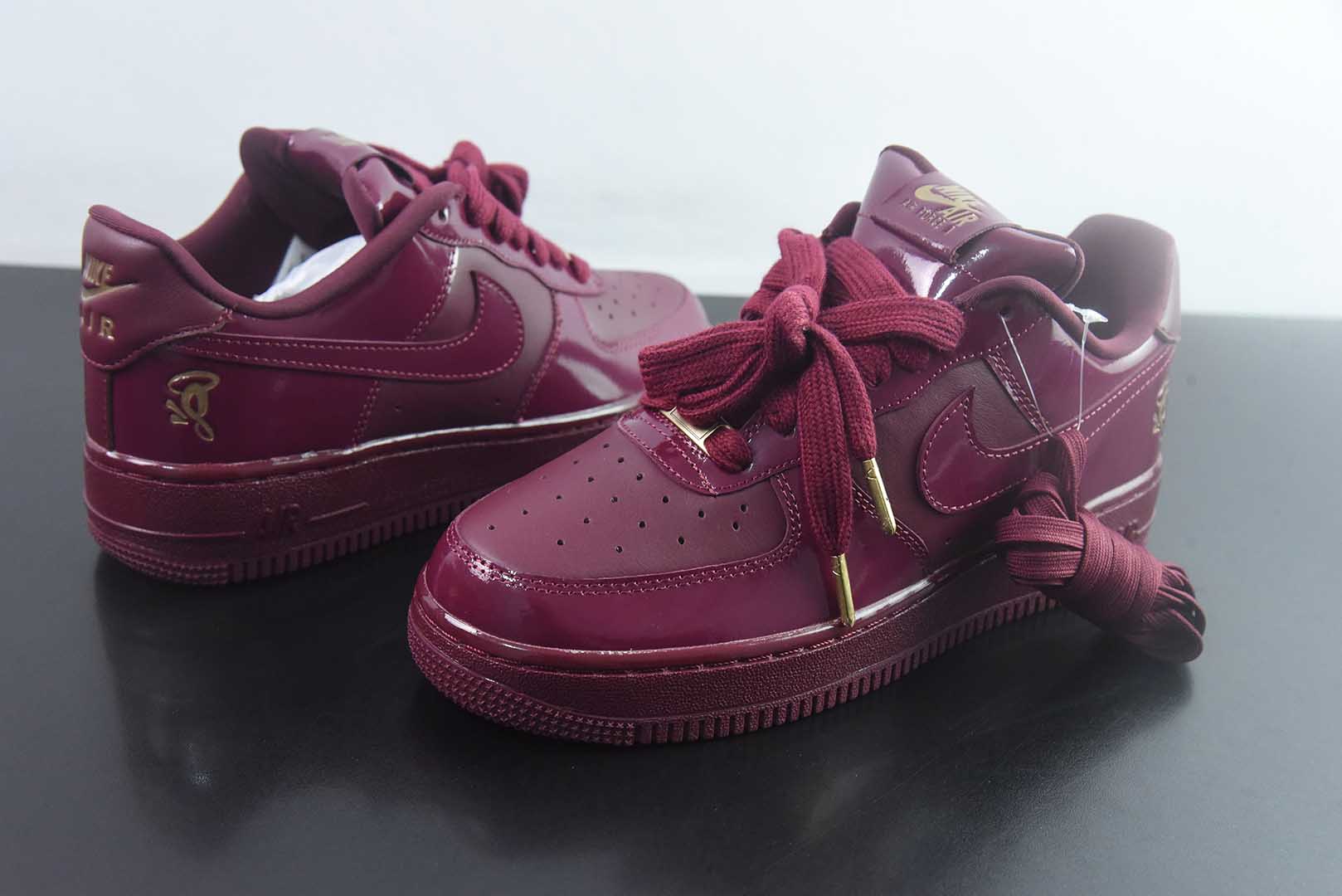 Central Cee x NK Air Force 1 Low 联名款 空军一号低帮休闲板鞋 IO9970-638 一线头部大厂出品纯原版本 实拍细节图