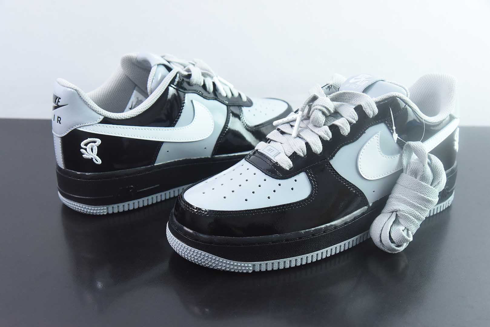 Central Cee x 耐克 Nike Air Force 1 Low "Syna World" 空军一号低帮休闲板鞋 纯原版本 货号：IO9974-010 实拍细节图