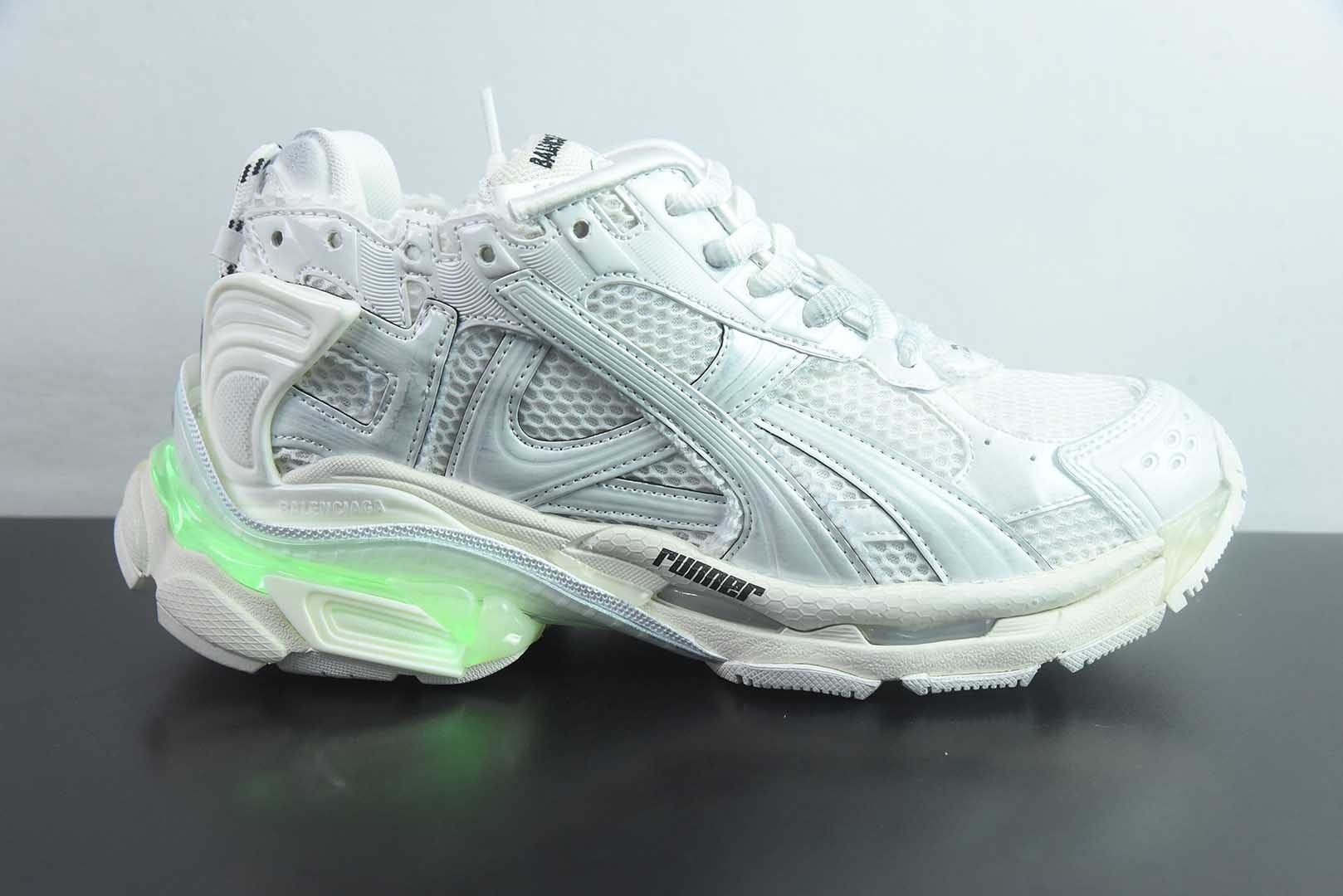 巴黎世家 七代半灯鞋Balenciaga ok巴黎7.5巴黎世家 最新配色潮流复古休闲鞋:35-46 纯原版本 实拍细节图