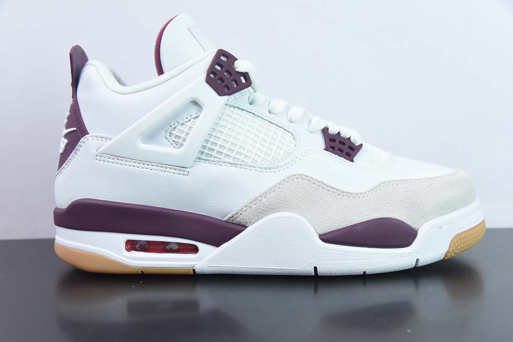耐克 Nike SB x Air Jordan 4 纯原版本 货号:DR5415-500 实拍细节图