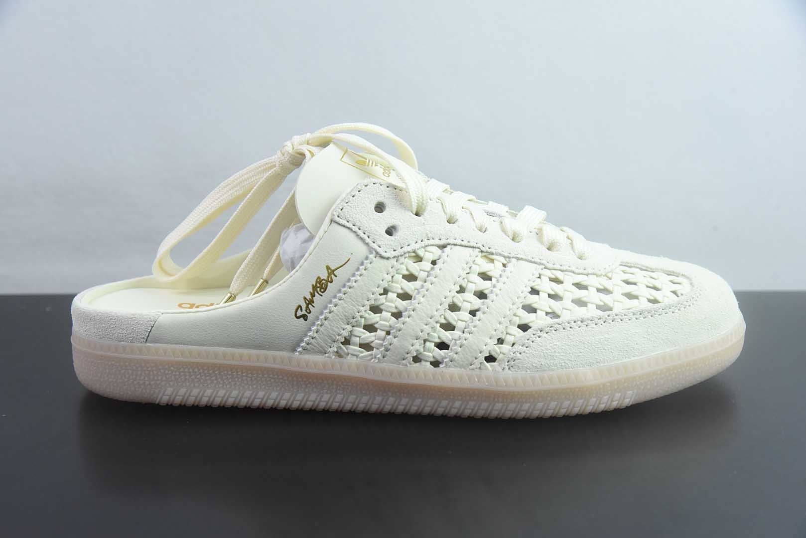 S2纯原 阿迪达斯 Adidas Samba OG 阿迪三叶草休闲半拖 纯原版本 货号:KH7719 实拍细节图