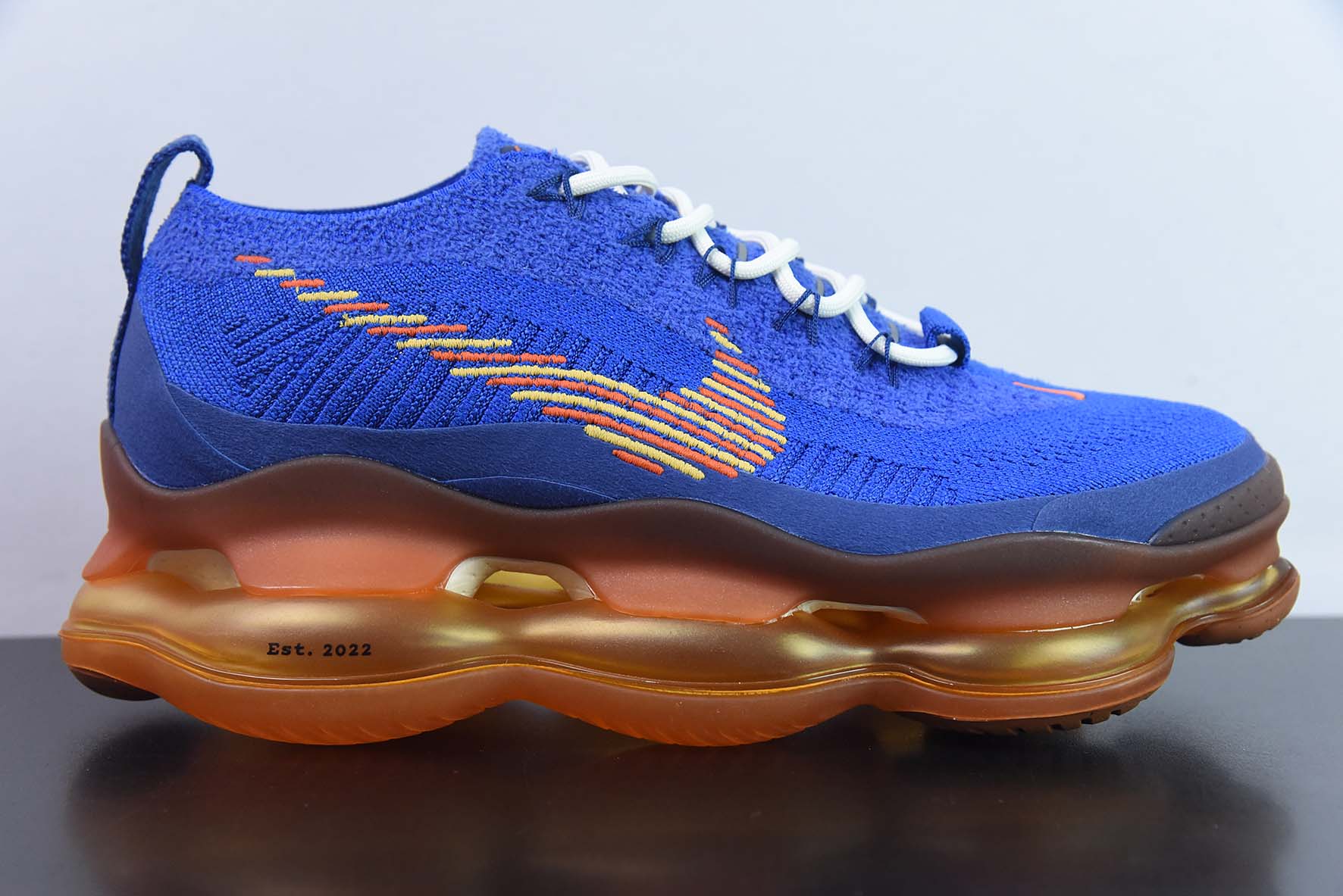耐克 Nike Air Max Scorpion Flyknit 天蝎座系列2022款超级 纯原版本 货号:DX4768-400 实拍细节图