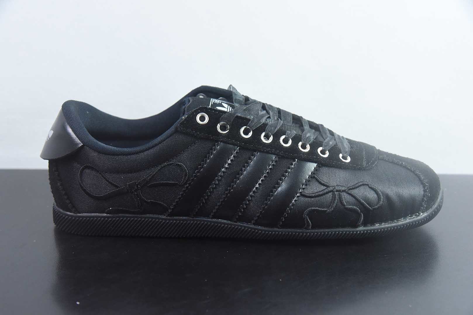 阿迪达斯 Adidas originals ANFU 阿迪 刺绣 板鞋/黑色 货号:HQ5198女 纯原版本 货号:HQ5198 实拍细节图