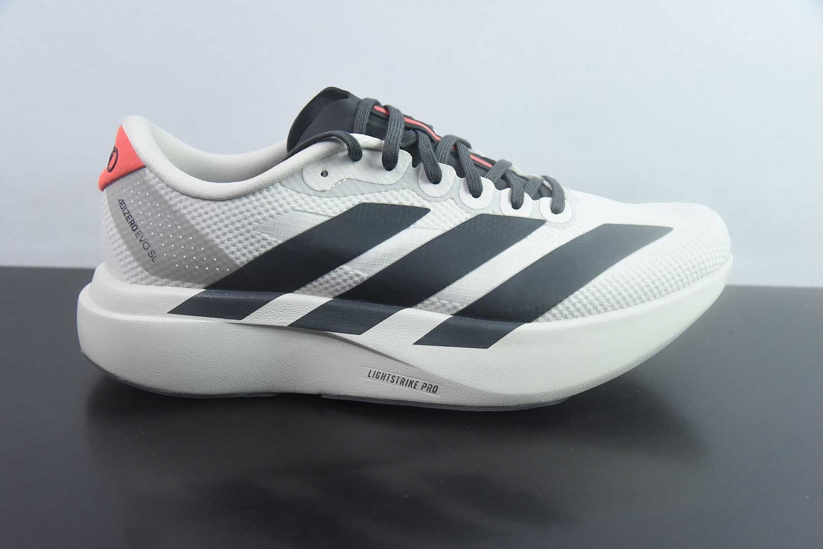 阿迪达斯 Adidas Adizero Evo SL 阿迪超轻透气缓震跑鞋 纯原版本 货号：KJ3670 实拍细节图