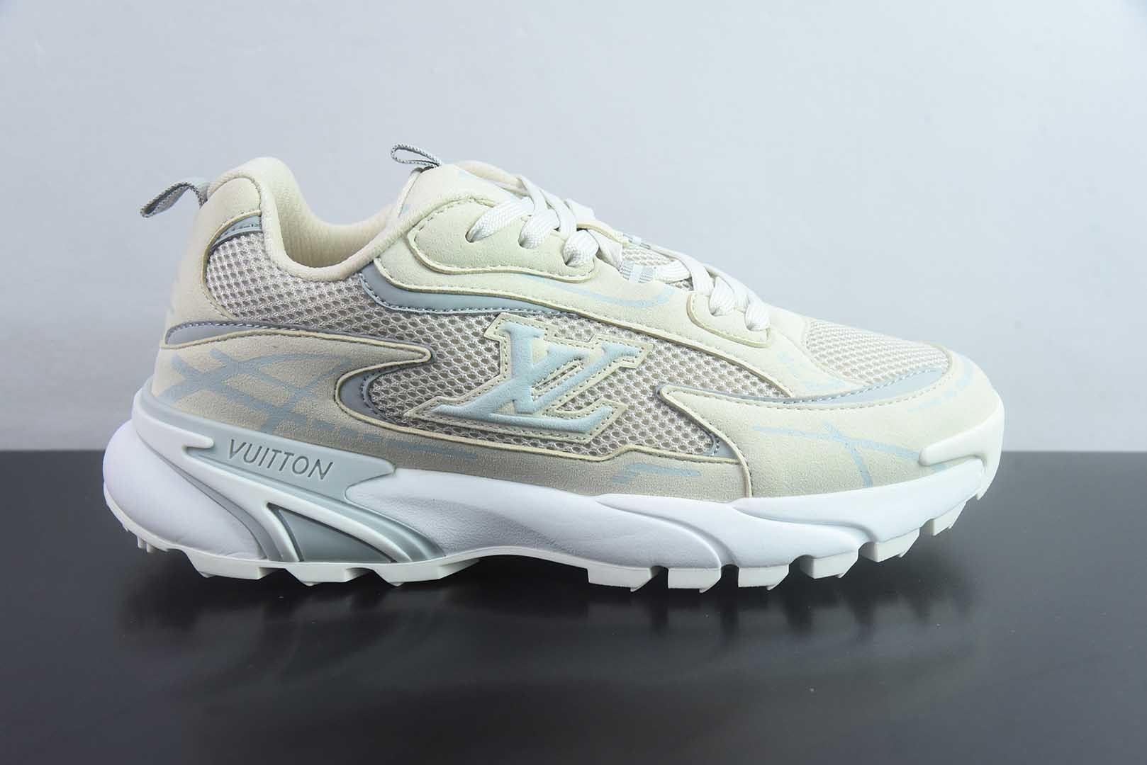 LOUIS VUITTON LV Tatic Runner 动感图案 厚底系带 低帮 生活休闲鞋 原装级高端礼盒+飞机 纯原版本 实拍细节图