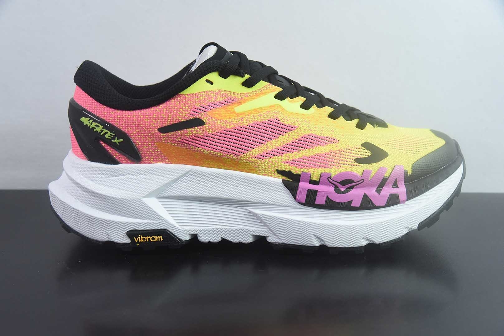Hoka Mafate X 马法特厚底轻量山地跑步鞋 低帮专业越野跑步鞋 实拍首发 纯原版本 货号:1161990 实拍细节图