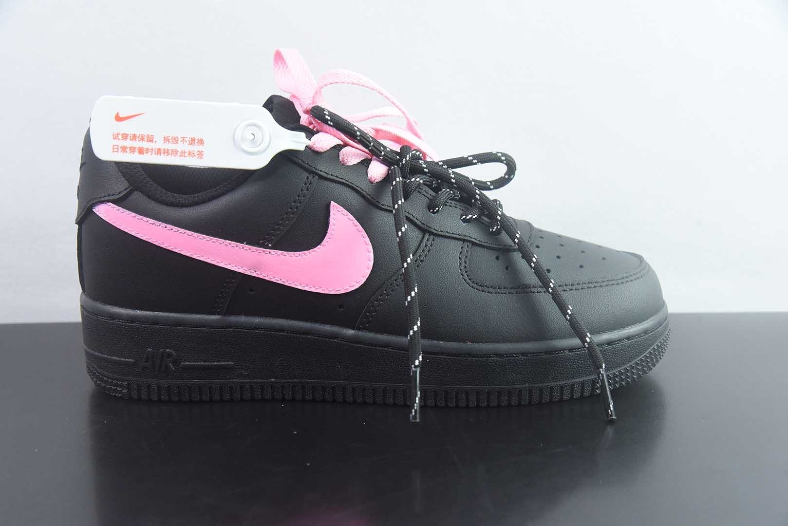 耐克 Nike Air Force 1 “Black Peach Berry”空军一号定制 纯原版本 货号:CW2288-512 实拍细节图