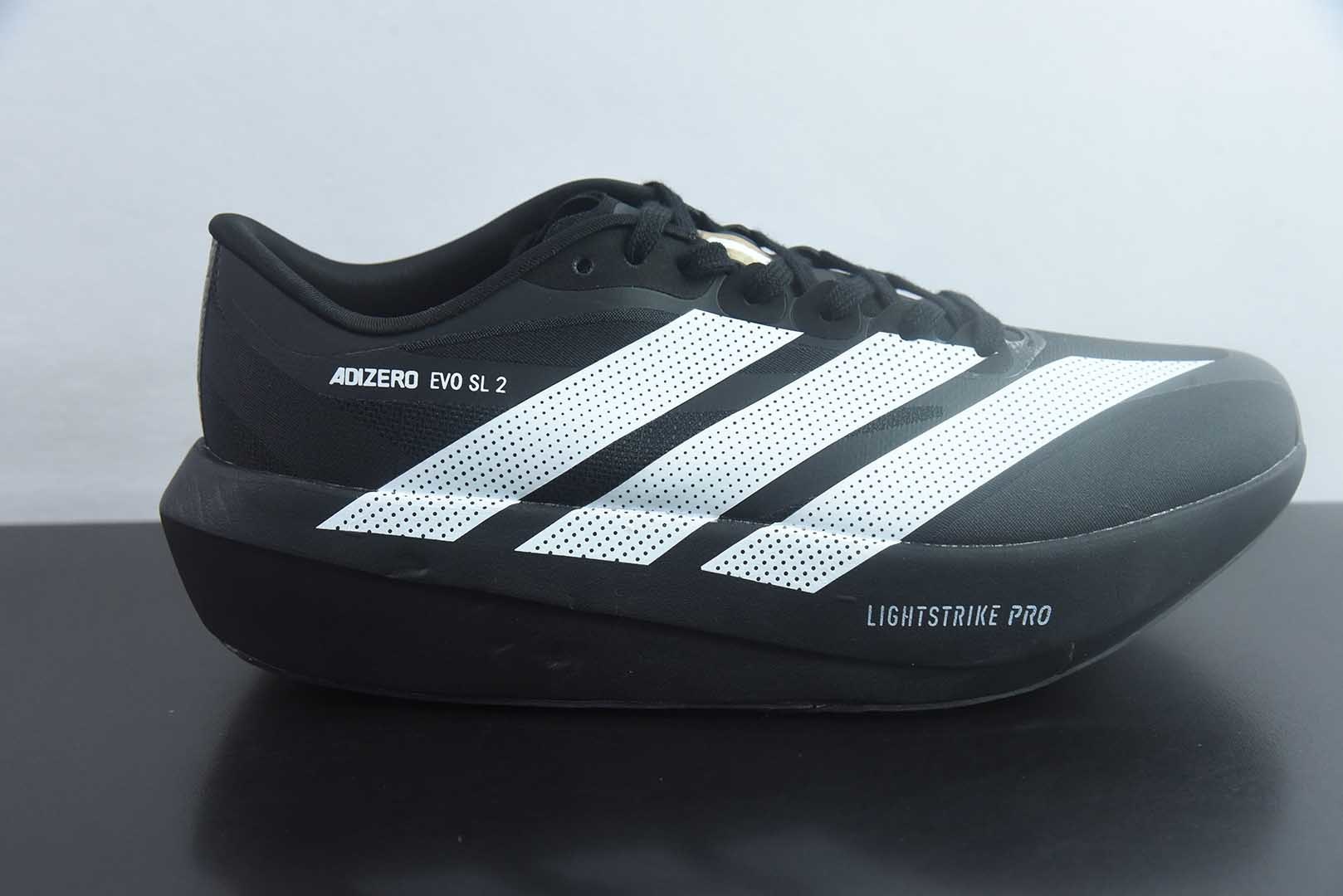 阿迪达斯 Adidas Adizero Evo 2 SL 货号:JD7128 50阿迪超轻透气缓震跑鞋 纯原版本 实拍细节图