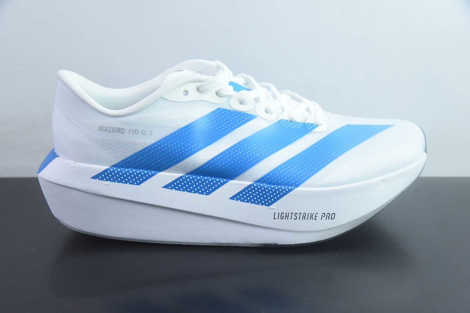 阿迪达斯 Adidas Adizero Evo 2 SL 货号:HS4282 50阿迪超轻透气缓震跑鞋 纯原版本 实拍细节图
