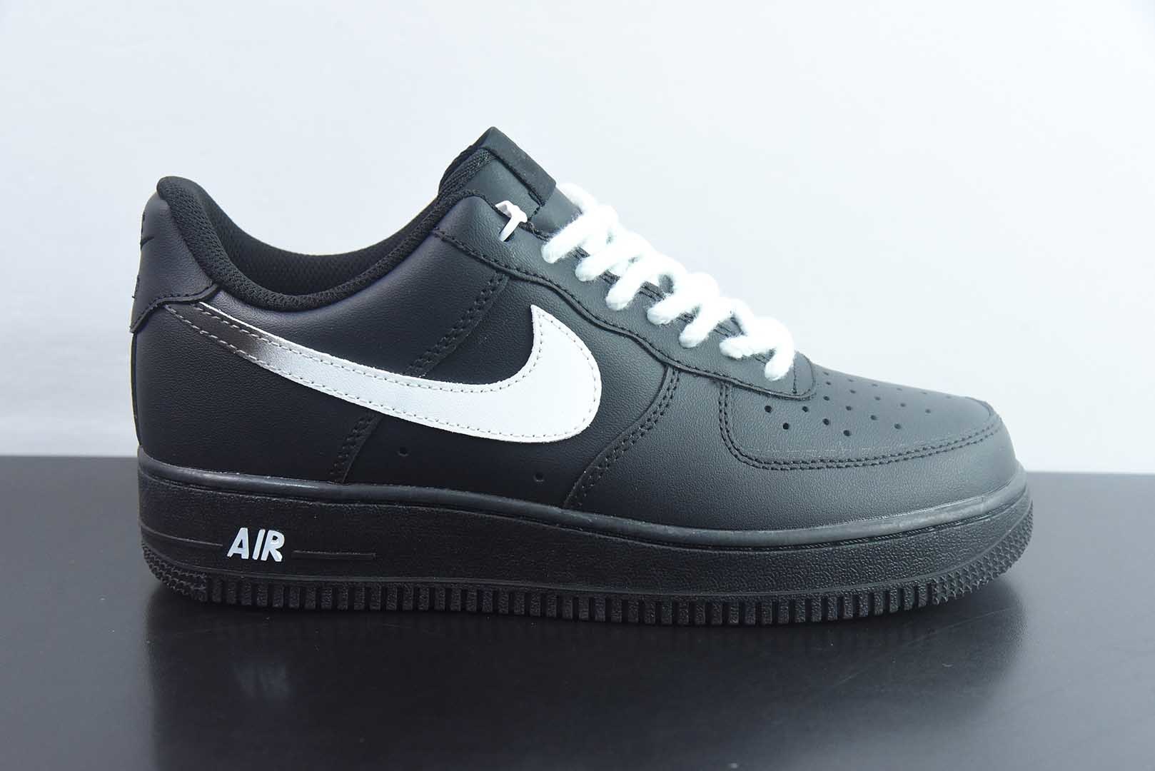耐克 Nike Air Force 1'07 Low 二次元主题 黑白勾 空军一号低帮休闲板鞋 货号：ZH0316-100纯原版本 实拍细节图