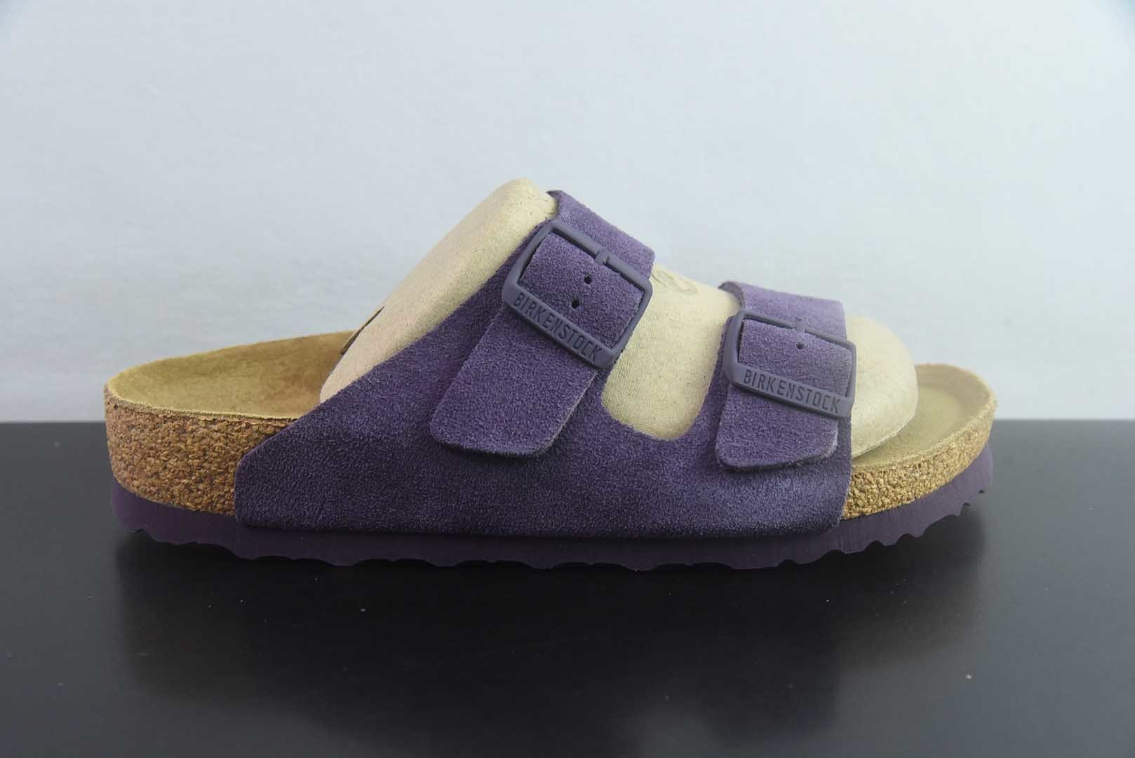 Birkenstock Boston 博肯/勃肯 系列上架 牛皮绒面革平底复古软木休闲鞋 二字拖鞋 纯原版本 实拍细节图