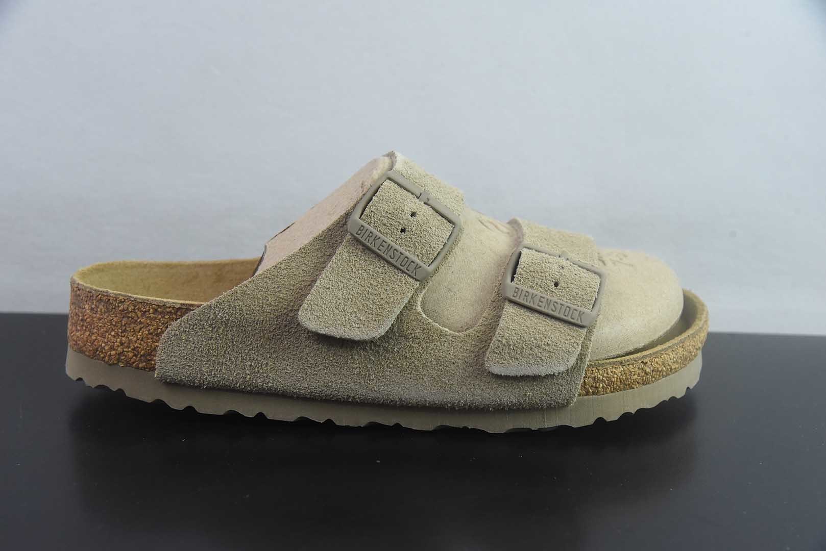 Birkenstock Boston 博肯/勃肯 系列上架 牛皮绒面革平底复古软木休闲鞋 二字拖鞋 纯原版本 实拍细节图