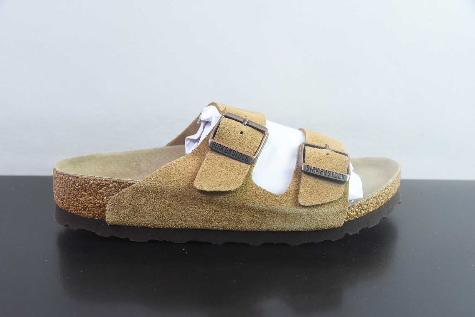 Birkenstock Boston 博肯/勃肯 系列上架 牛皮绒面革平底复古软木休闲鞋 二字拖鞋 纯原版本 实拍细节图