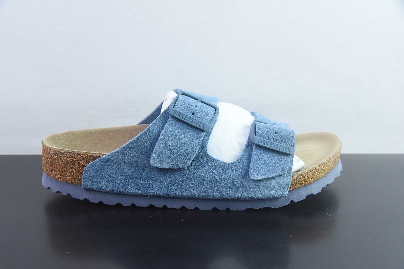 Birkenstock Boston 博肯/勃肯 系列上架 牛皮绒面革平底复古软木休闲鞋 二字拖鞋 纯原版本 实拍细节图