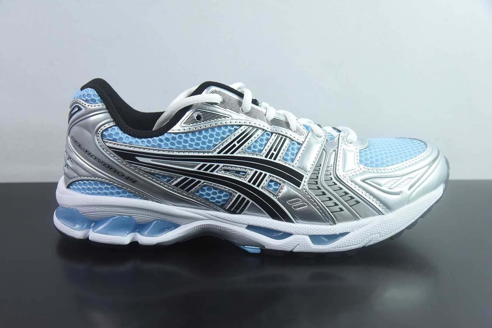 总裁纯原 Asics 亚瑟士 GEL-Kayano 14 低帮运动休闲跑步鞋 银蓝 货号:1203A537-400 实拍细节图