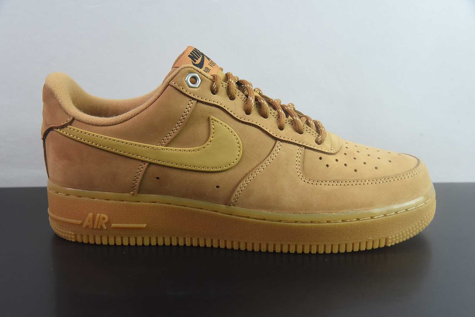 CS/DC版本 2026版 最新款空军小麦低帮 耐克 Nike Air Force 1 Low 小麦 纯原版本 货号：CJ9179 200 实拍细节图