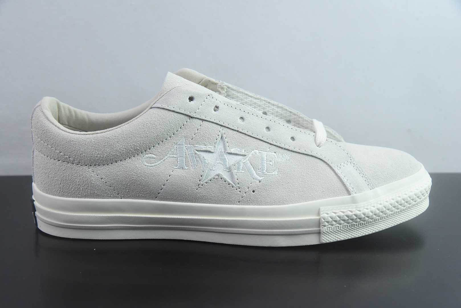 Awake NY x 匡威 Converse One Star Pro 货号:货号:货号:A07144C 米白 纯原版本 实拍细节图