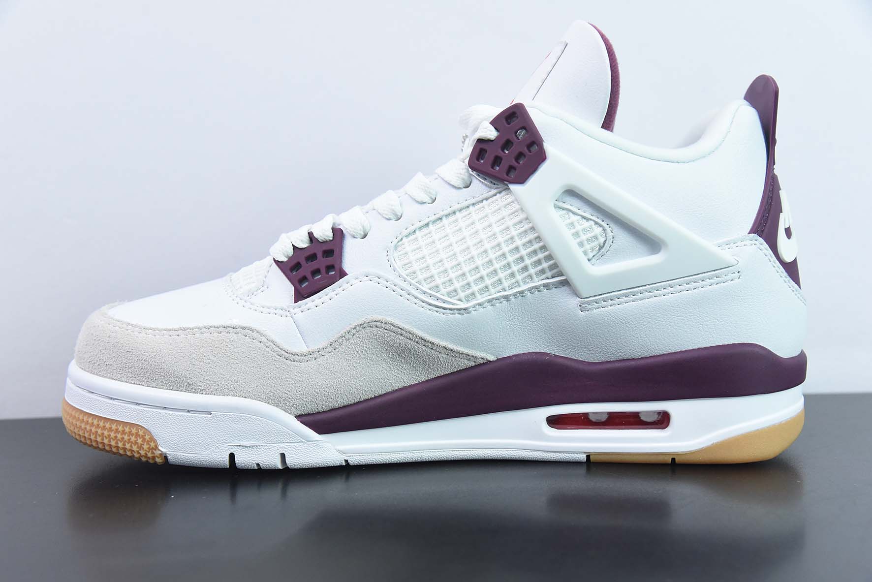 耐克 Nike SB x Air Jordan 4 纯原版本 货号:DR5415-500 实拍细节图