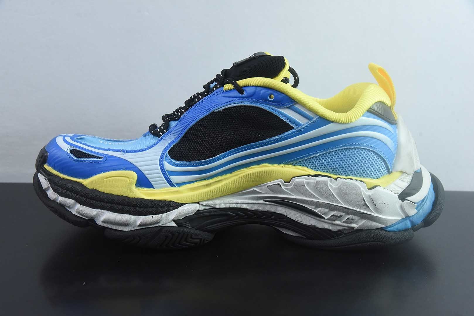 Balenciaga巴黎世家24代 Triple S .2 灰白 低帮 老爹鞋 市场老牌巴黎世家大厂出品 纯原版本 货号:865849WTR2G1800 实拍细节图