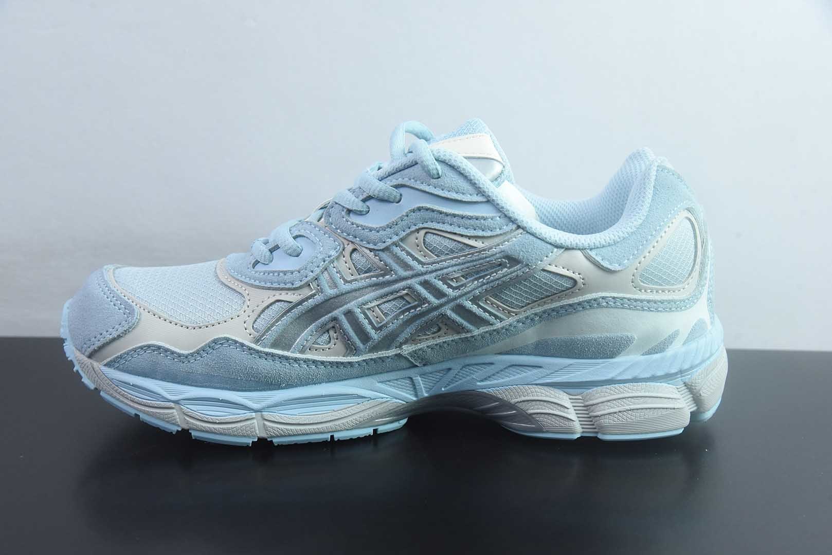 ASICS GEL-NYC 亚瑟士 透气网眼鞋面 配合部分合成革材质 采用全新AHAR 纯原版本 货号:1203A739-401 实拍细节图