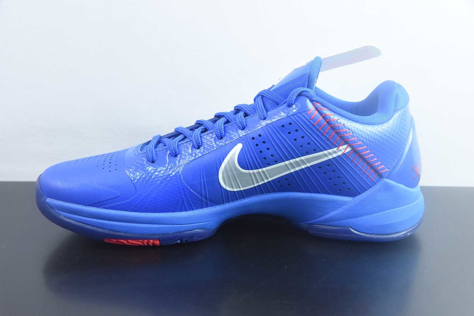 灭世/Max 耐克 Nike Zoom Kobe ZK5 科比5代 道奇蓝 灭世海外球员版 纯原版本 货号:IO6256-400 实拍细节图