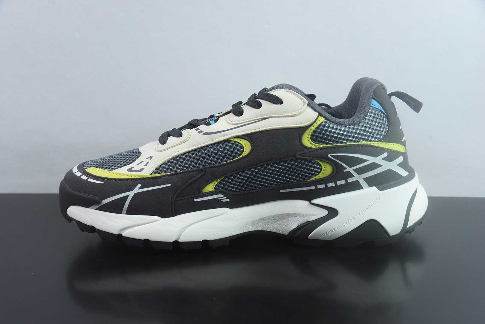 LOUIS VUITTON LV Tatic Runner 动感图案 厚底系带 低帮 生活休闲鞋 原装级高端礼盒+飞机盒+五件套配件+布袋 纯原版本 实拍细节图