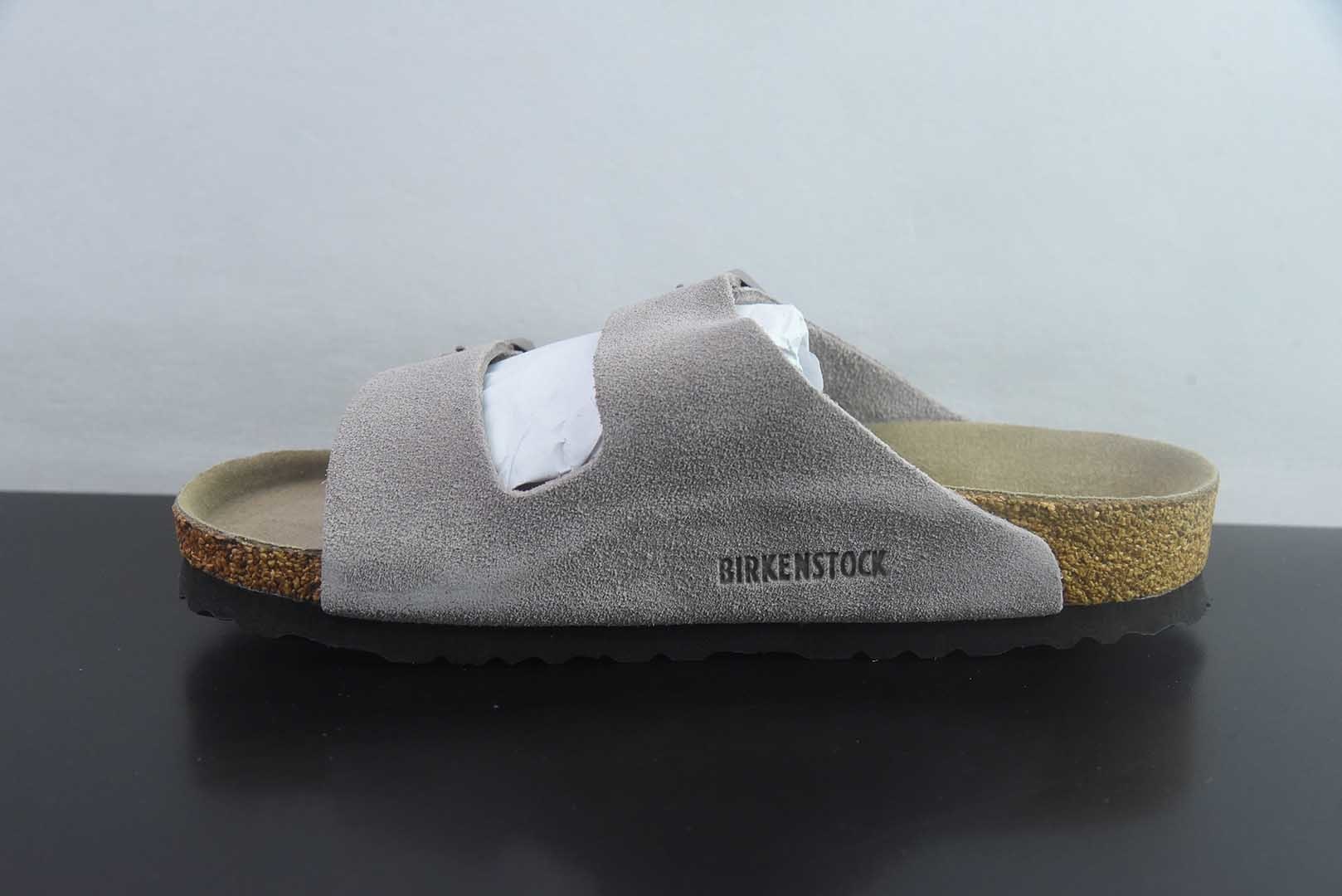 Birkenstock Boston 博肯/勃肯 系列上架 牛皮绒面革平底复古软木休闲鞋 二字拖鞋 纯原版本 实拍细节图