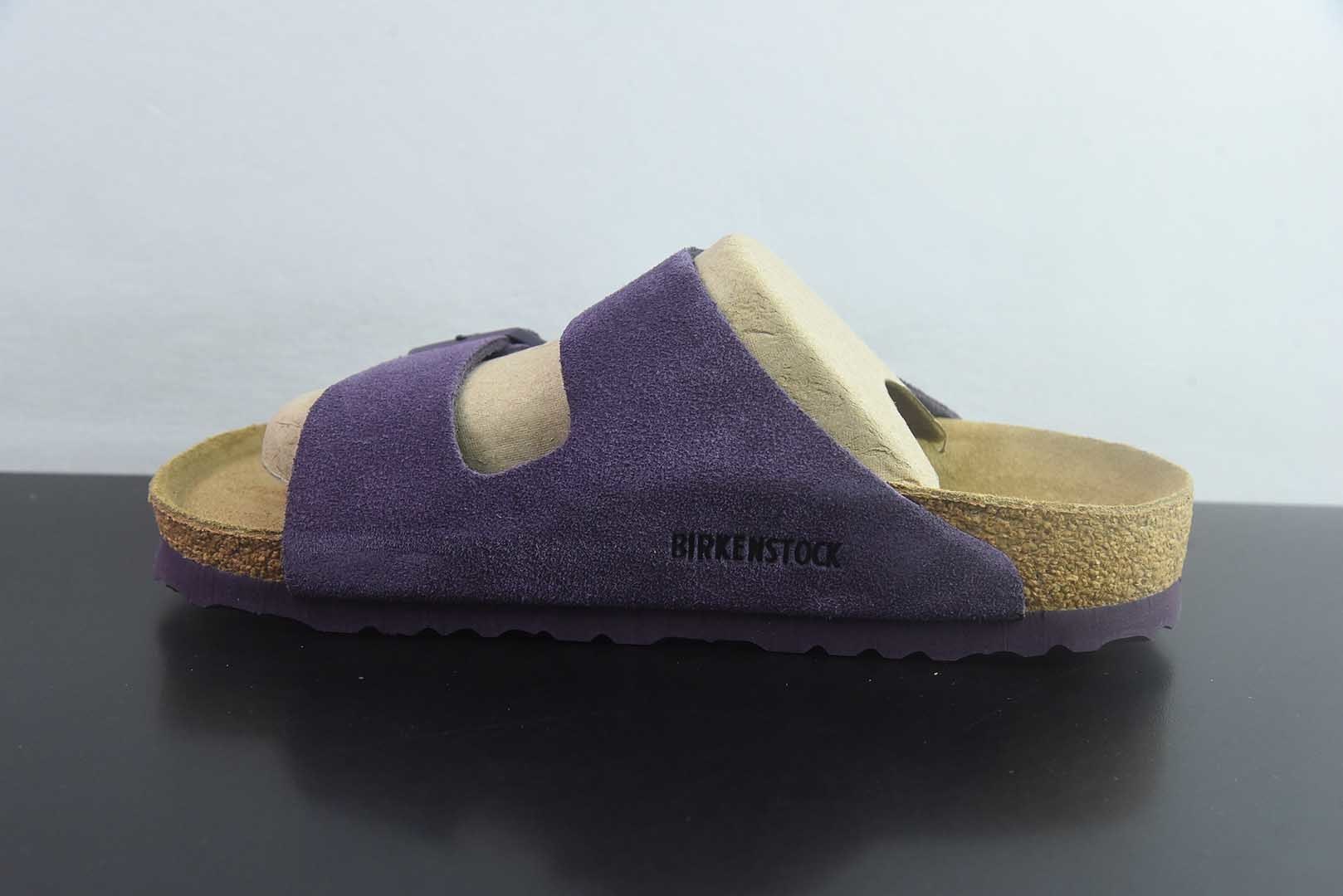 Birkenstock Boston 博肯/勃肯 系列上架 牛皮绒面革平底复古软木休闲鞋 二字拖鞋 纯原版本 实拍细节图