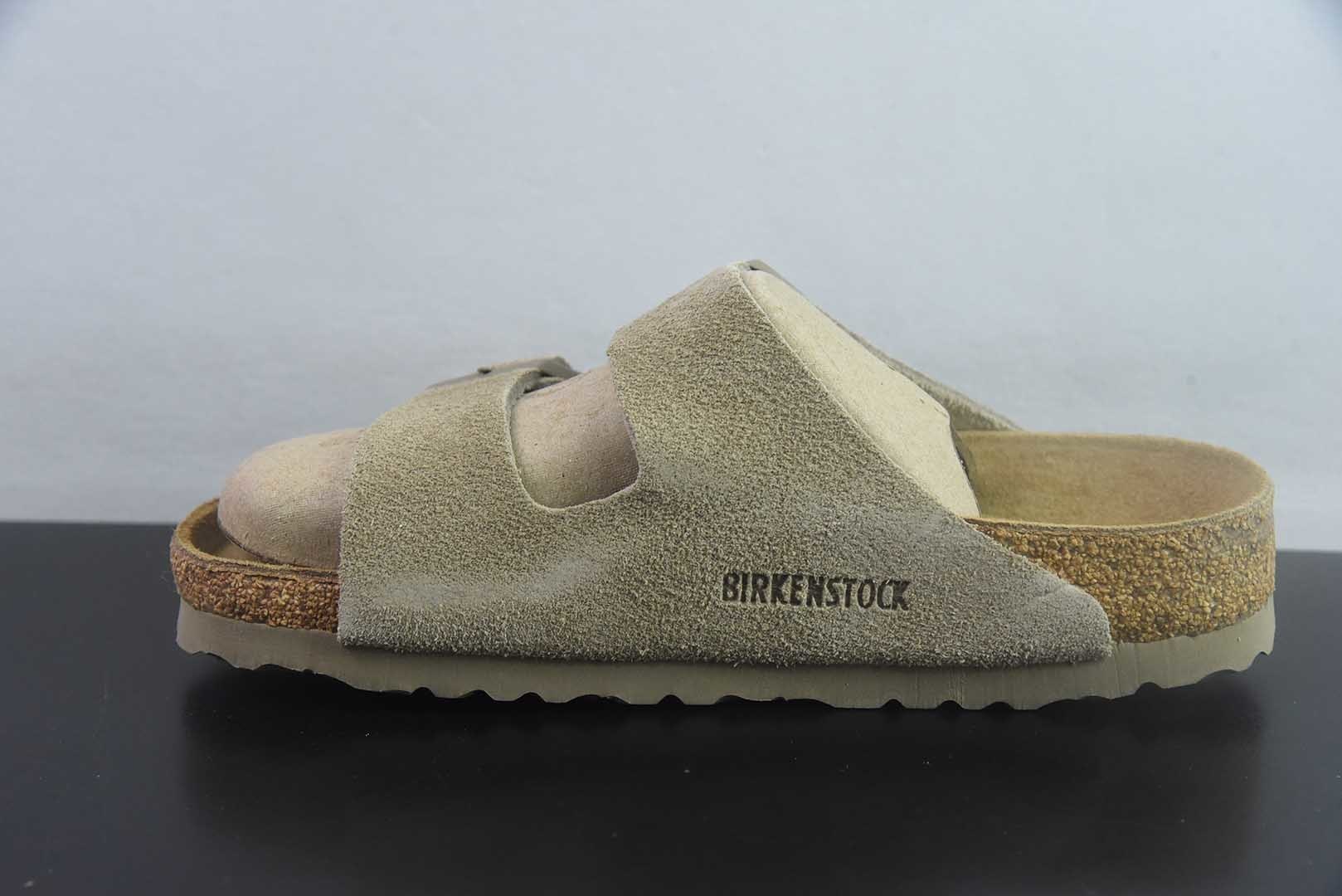 Birkenstock Boston 博肯/勃肯 系列上架 牛皮绒面革平底复古软木休闲鞋 二字拖鞋 纯原版本 实拍细节图