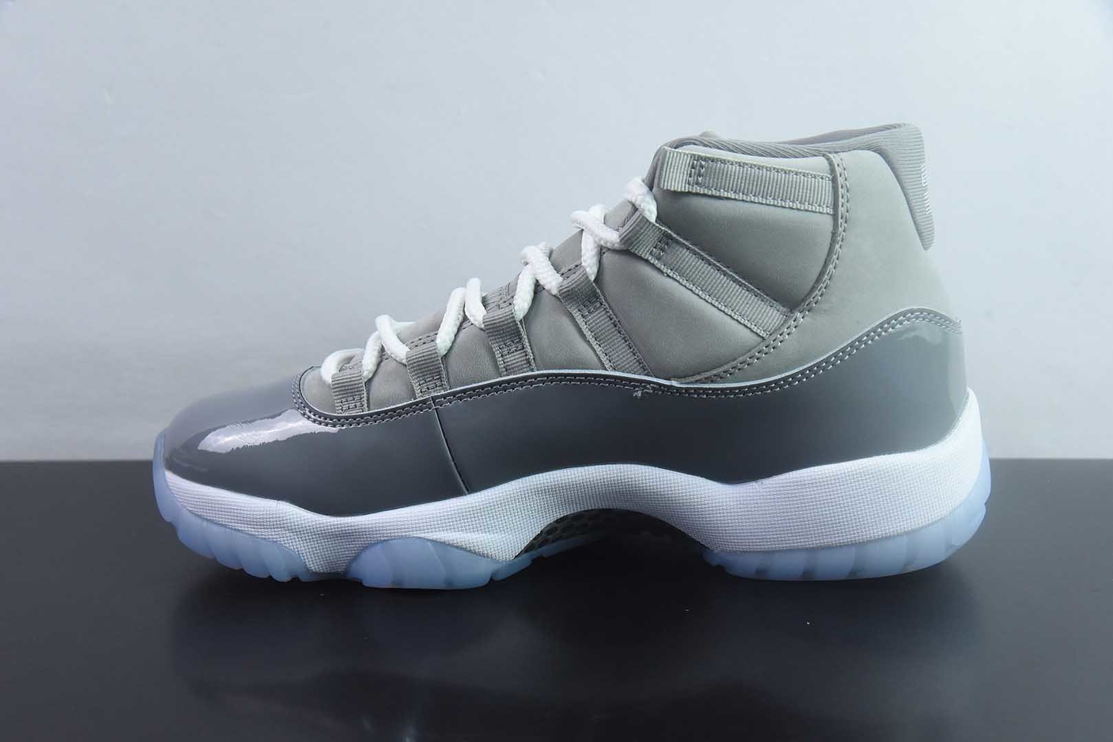 AJ11,Tinker Hatfield 于1995年操刀的里程碑之作,陪伴乔丹95-96赛季复出夺冠、写下72胜10负神话,被鞋圈奉为“正代天花板”。 纯原版本 货号:CT8012-005 实拍细节图