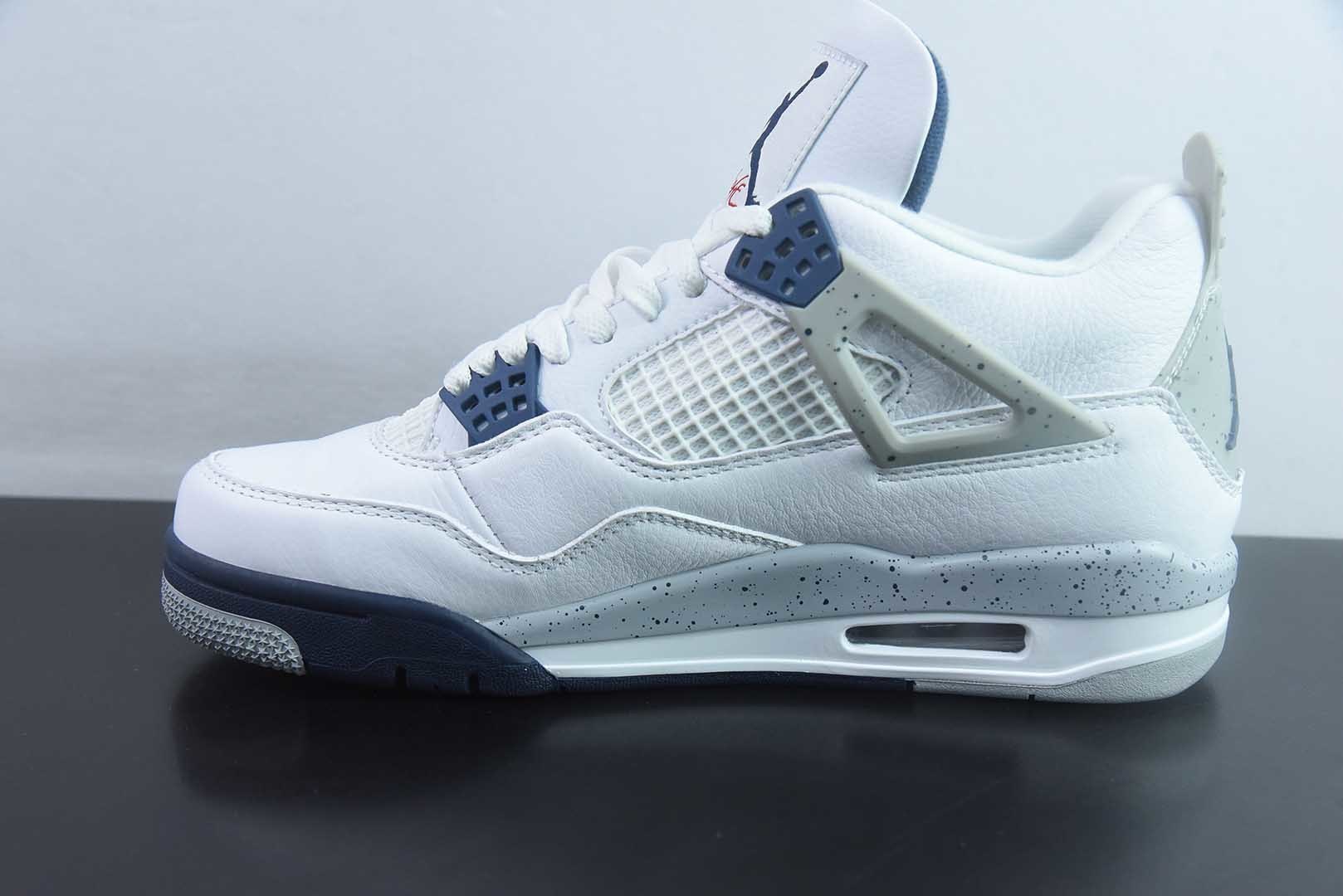 H11纯原 乔丹 Air Jordan AJ4 Retro 午夜蓝 货号:DH6927-140 实拍细节图