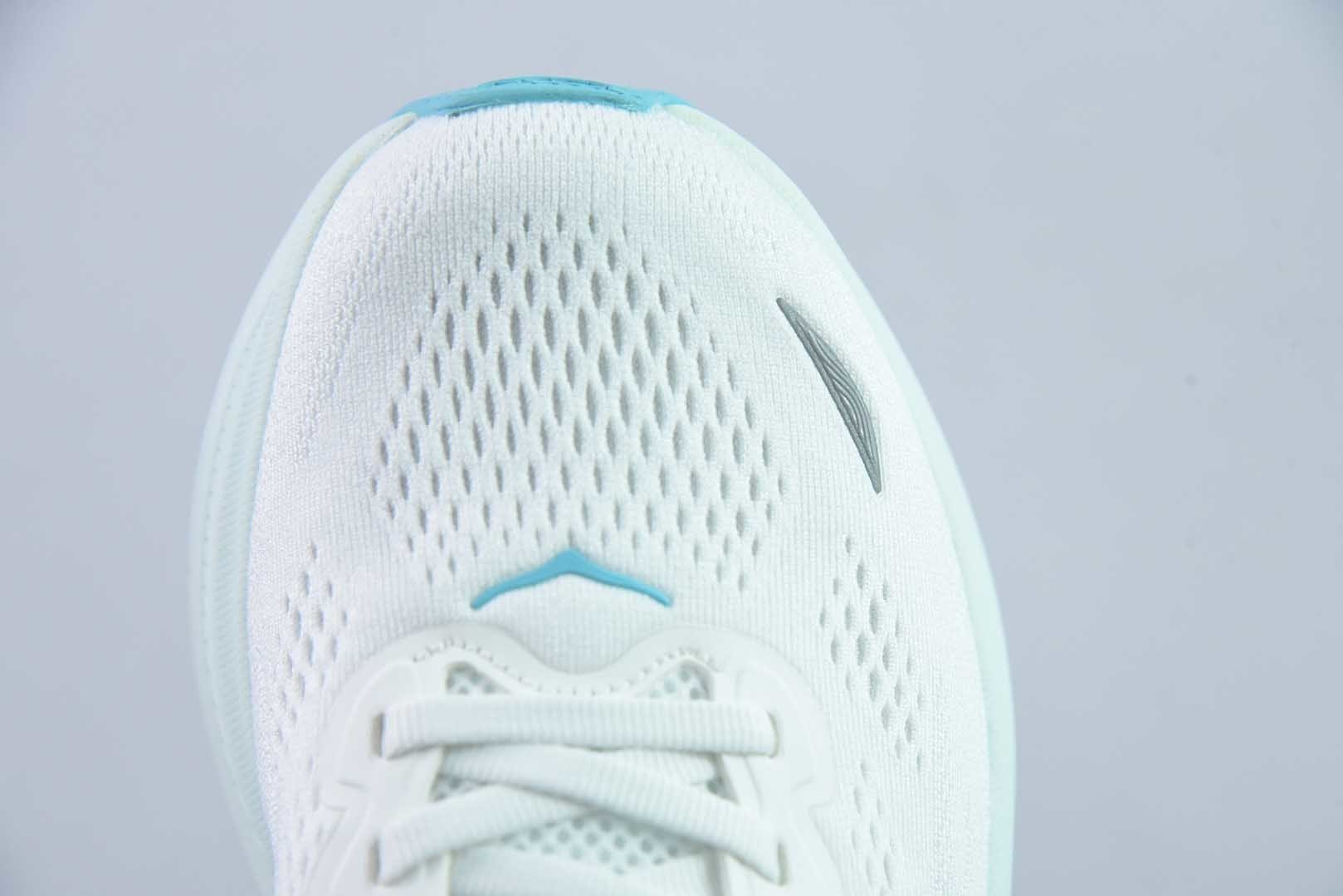 HOKA ONE ONE Bondi 9 舒适百搭 合成革防滑耐磨 低帮 休闲短跑跑步 纯原版本 货号:1162012-FTCL 实拍细节图