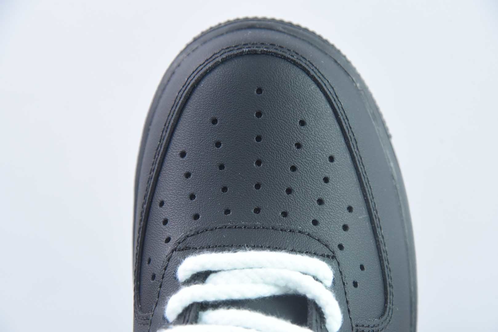 耐克 Nike Air Force 1'07 Low 二次元主题 黑白勾 空军一号低帮休闲板鞋 货号：ZH0316-100纯原版本 实拍细节图