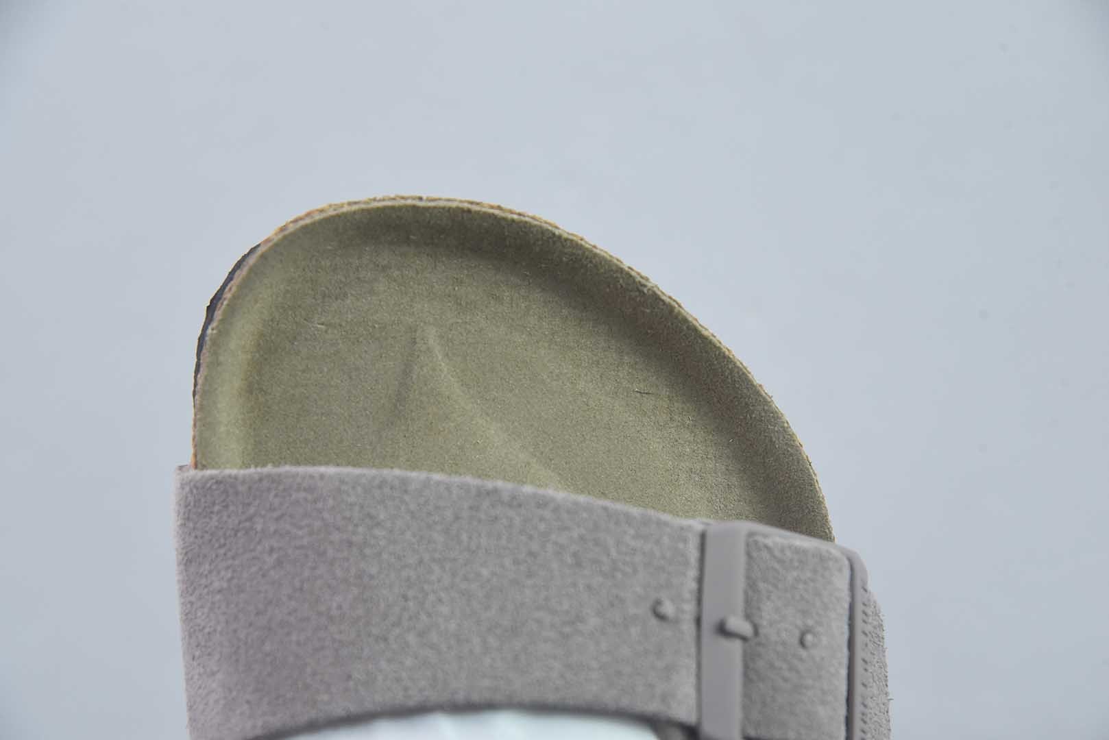 Birkenstock Boston 博肯/勃肯 系列上架 牛皮绒面革平底复古软木休闲鞋 二字拖鞋 纯原版本 实拍细节图