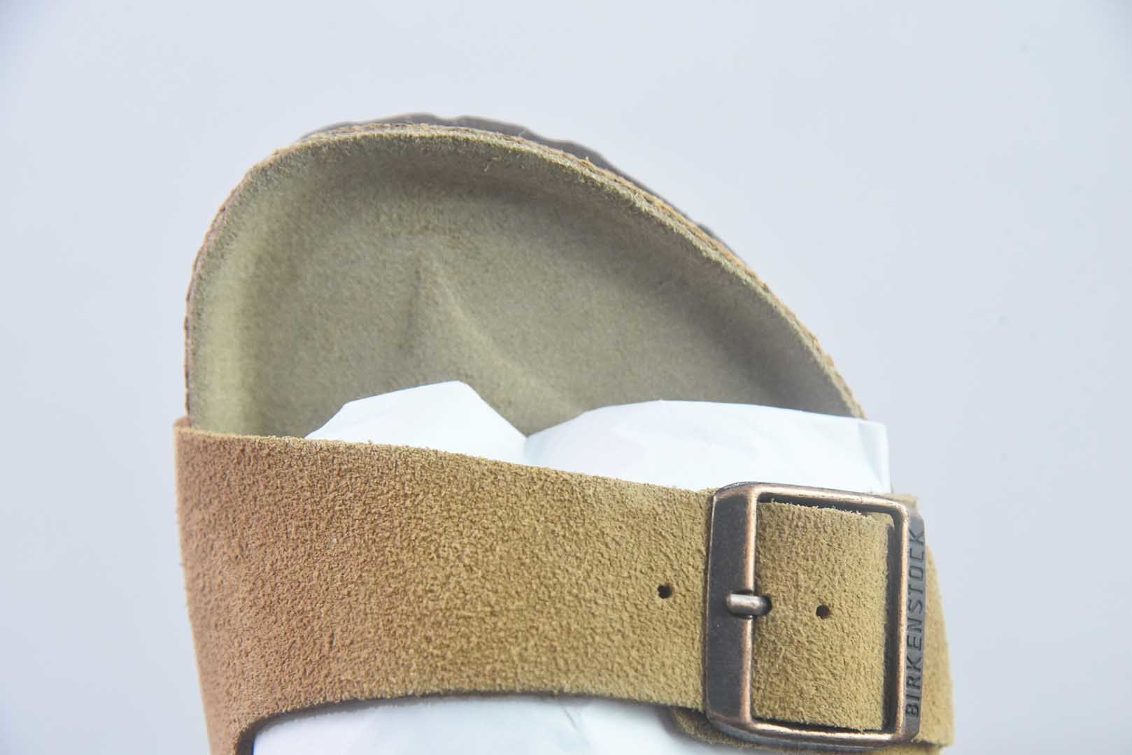 Birkenstock Boston 博肯/勃肯 系列上架 牛皮绒面革平底复古软木休闲鞋 二字拖鞋 纯原版本 实拍细节图