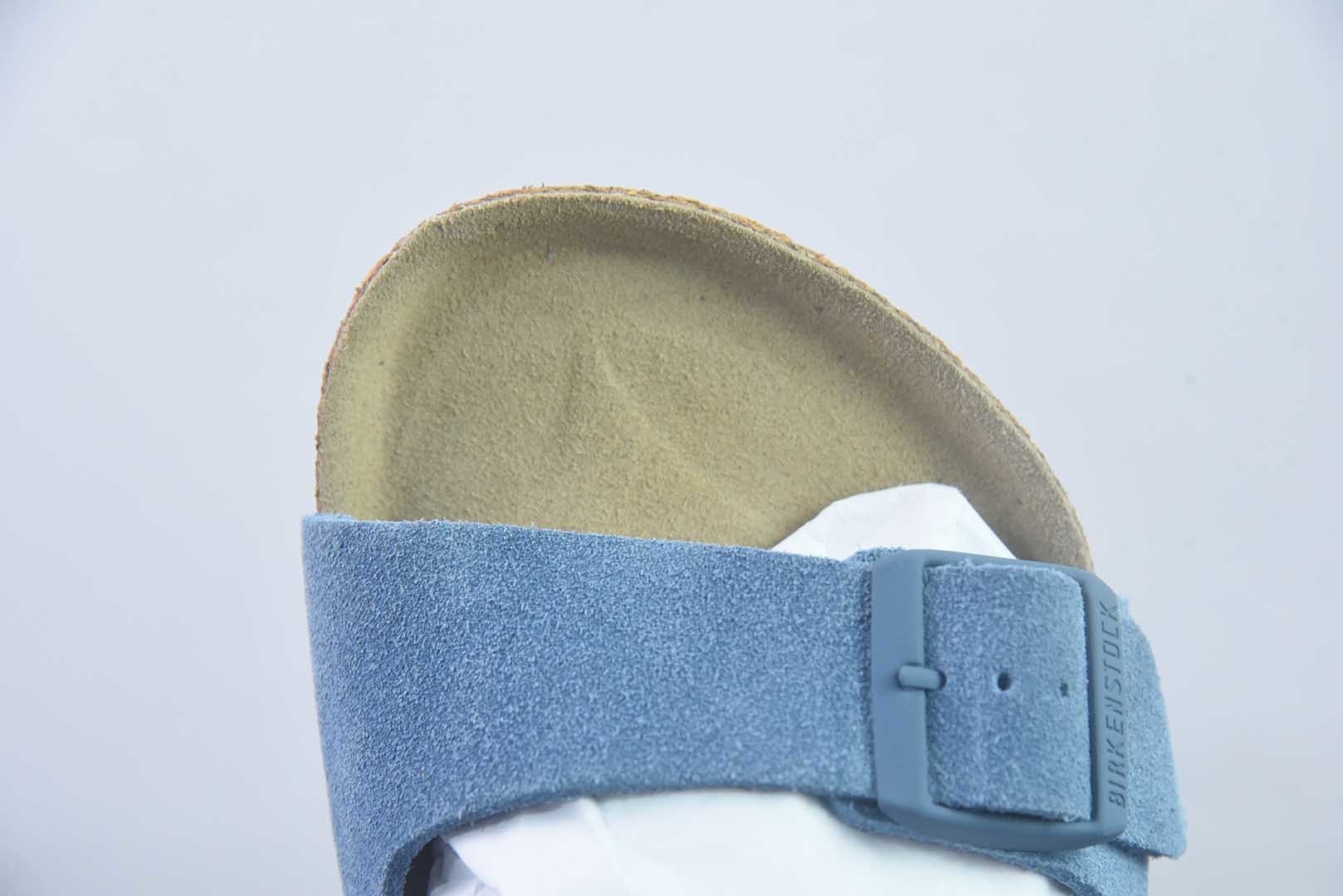 Birkenstock Boston 博肯/勃肯 系列上架 牛皮绒面革平底复古软木休闲鞋 二字拖鞋 纯原版本 实拍细节图