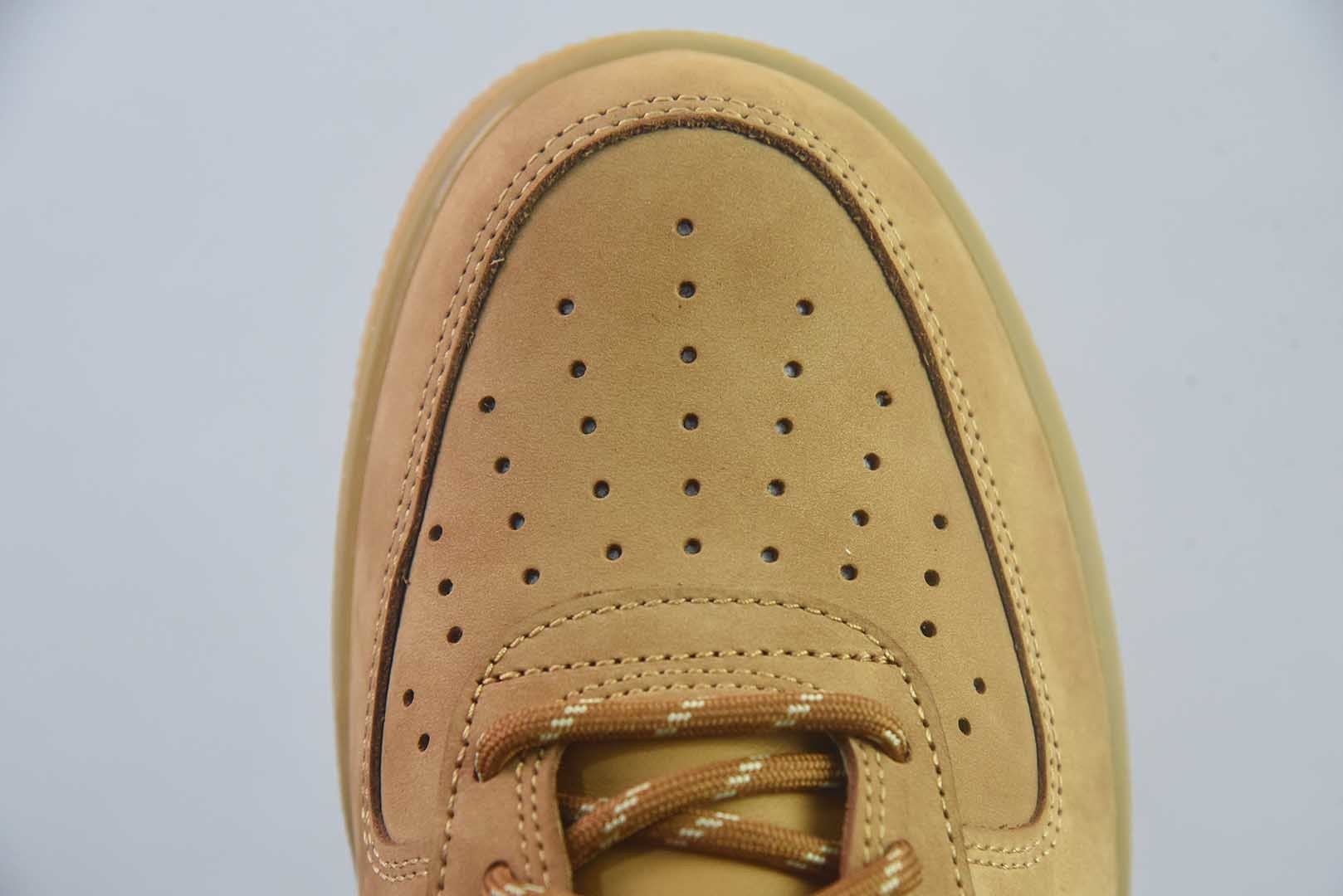 CS/DC版本 2026版 最新款空军小麦低帮 耐克 Nike Air Force 1 Low 小麦 纯原版本 货号：CJ9179 200 实拍细节图