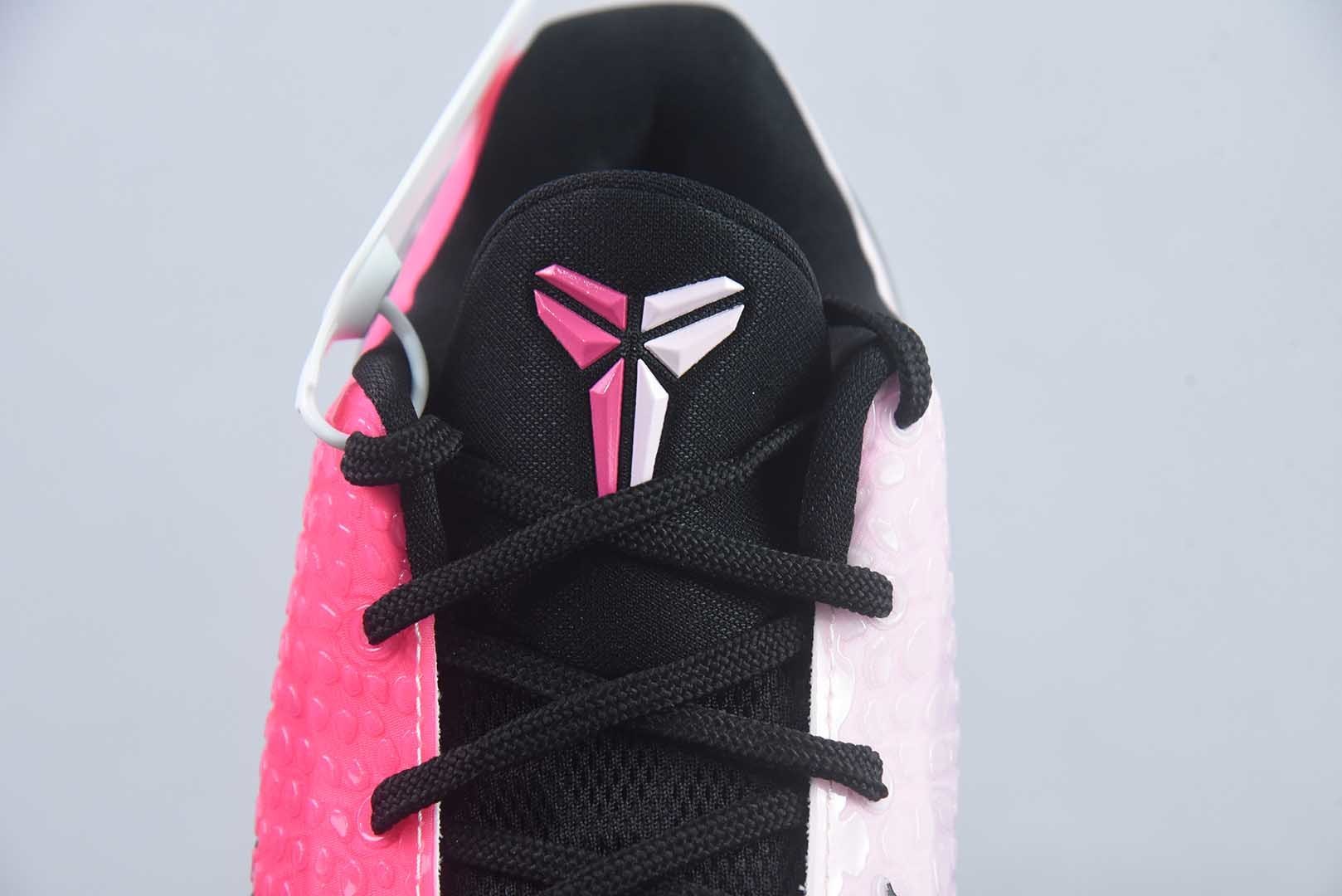 耐克Nike Zoom Kobe 6 Protro Kay yow 科比6代乳腺癌2.0粉红鸳鸯 男子文化篮球鞋纯原版本 货号：IQ9317-001 实拍细节图