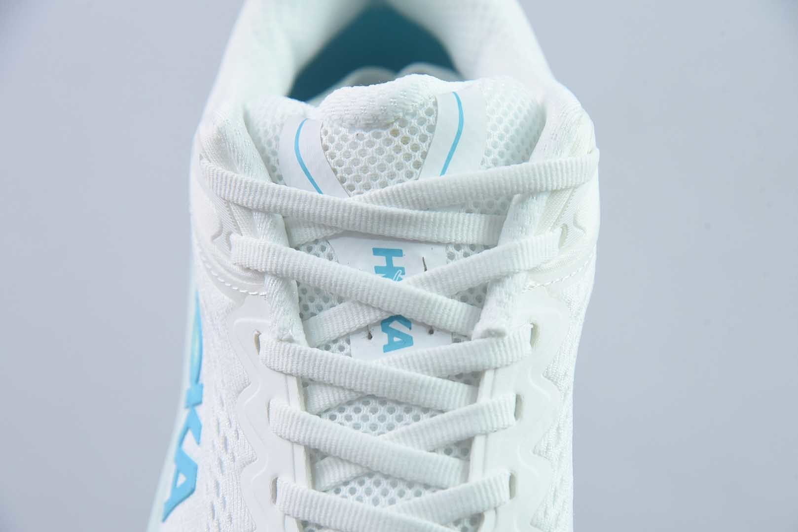 HOKA ONE ONE Bondi 9 舒适百搭 合成革防滑耐磨 低帮 休闲短跑跑步 纯原版本 货号:1162012-FTCL 实拍细节图