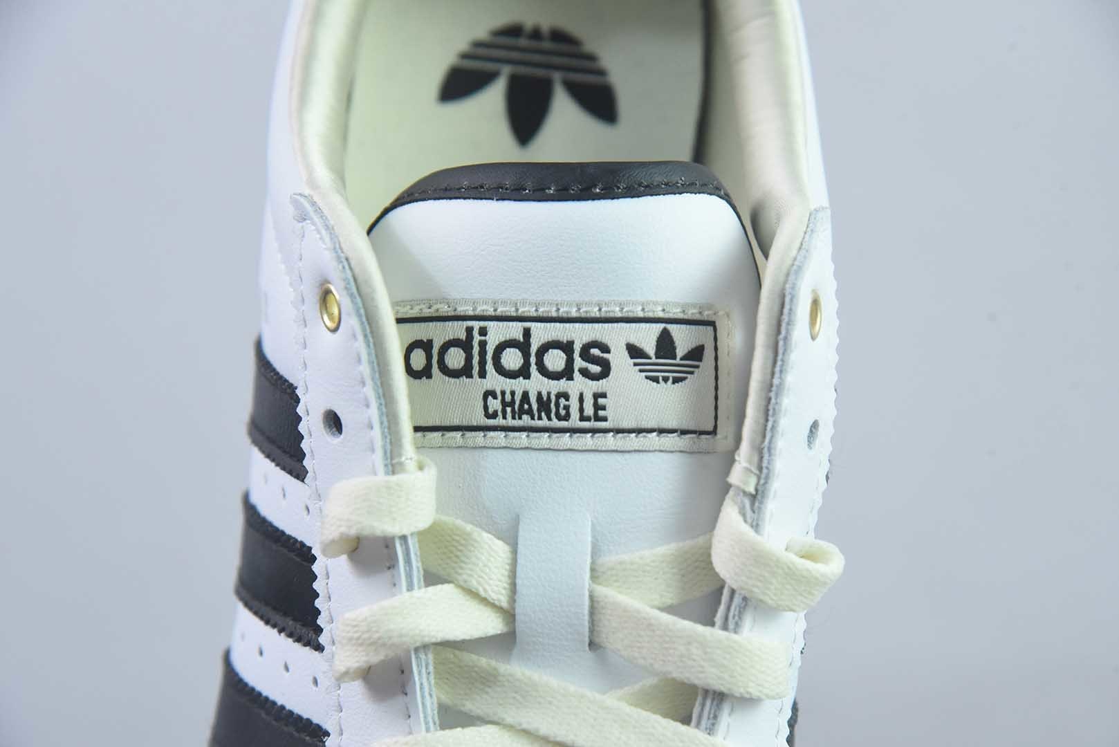 Adidas Originals Changle系列 阿迪达斯 三叶草 百搭低帮休闲运动板鞋 纯原版本 货号:KJ3959 实拍细节图