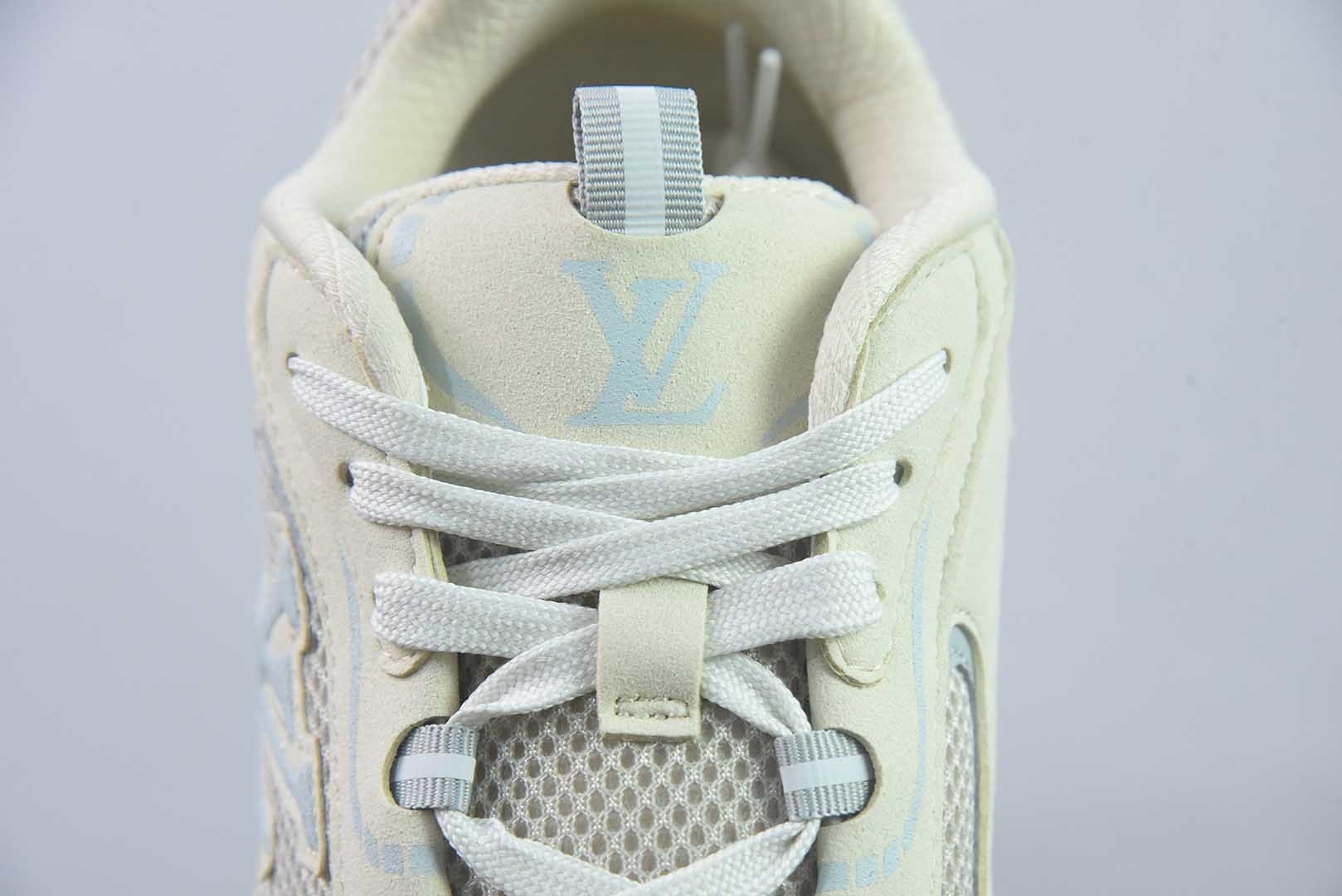 LOUIS VUITTON LV Tatic Runner 动感图案 厚底系带 低帮 生活休闲鞋 原装级高端礼盒+飞机 纯原版本 实拍细节图