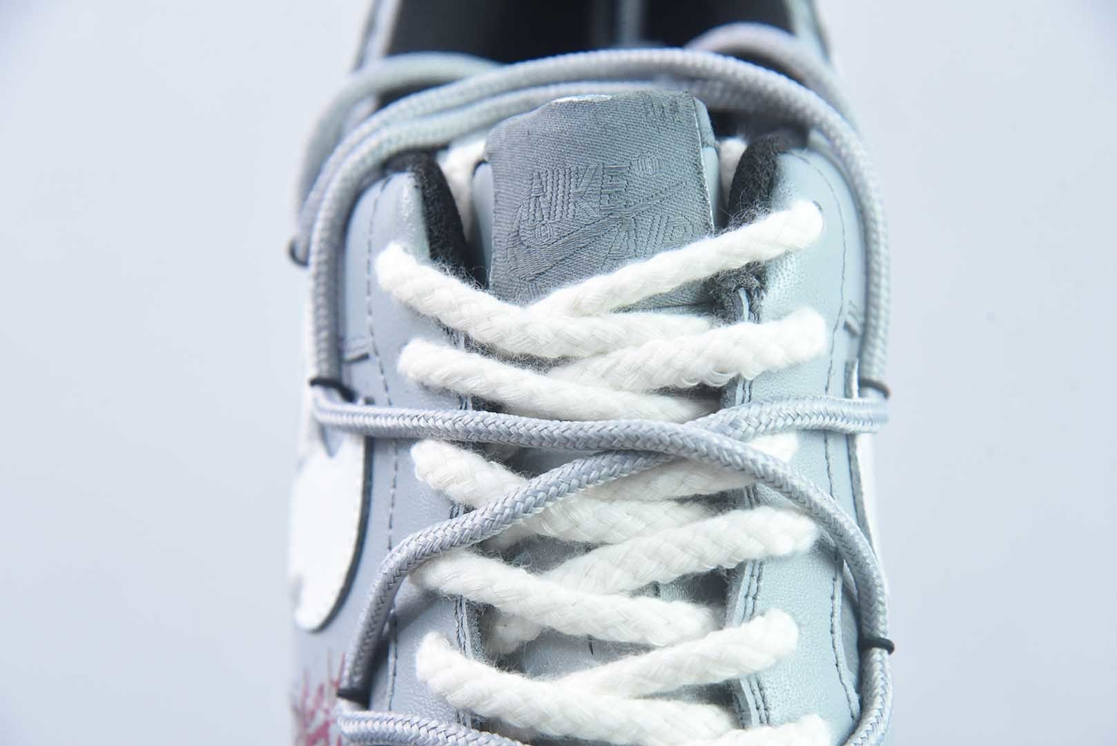 耐克 Nike Air Force 1'07 Low "ootp" 手绘涂鸦 水泥墙 空军一号低帮休闲板鞋 CW2288-110 纯原版本 实拍细节图