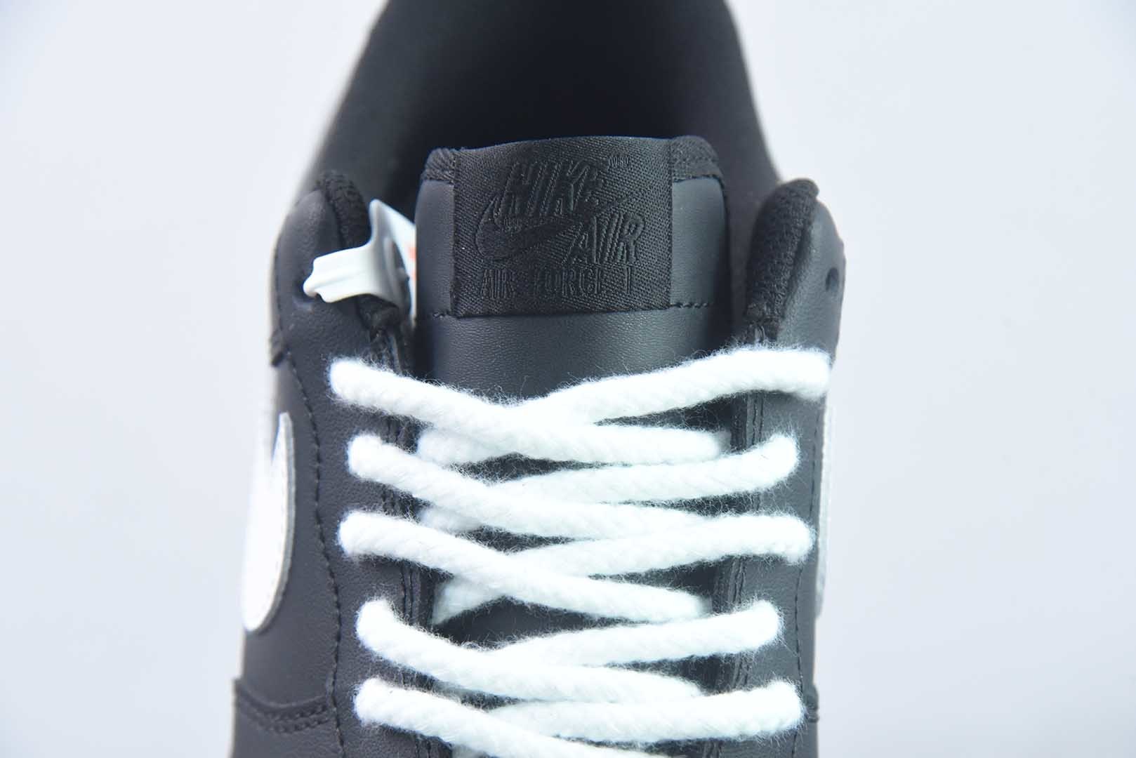 耐克 Nike Air Force 1'07 Low 二次元主题 黑白勾 空军一号低帮休闲板鞋 货号：ZH0316-100纯原版本 实拍细节图